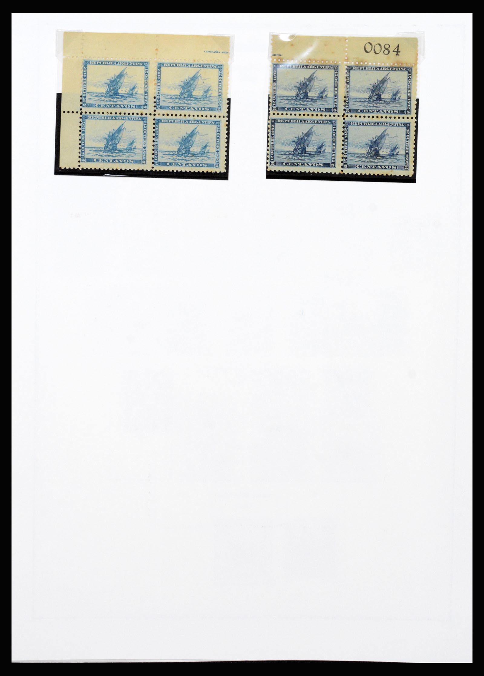 37215 009 - Postzegelverzameling 37215 Argentinië 1858-2003.