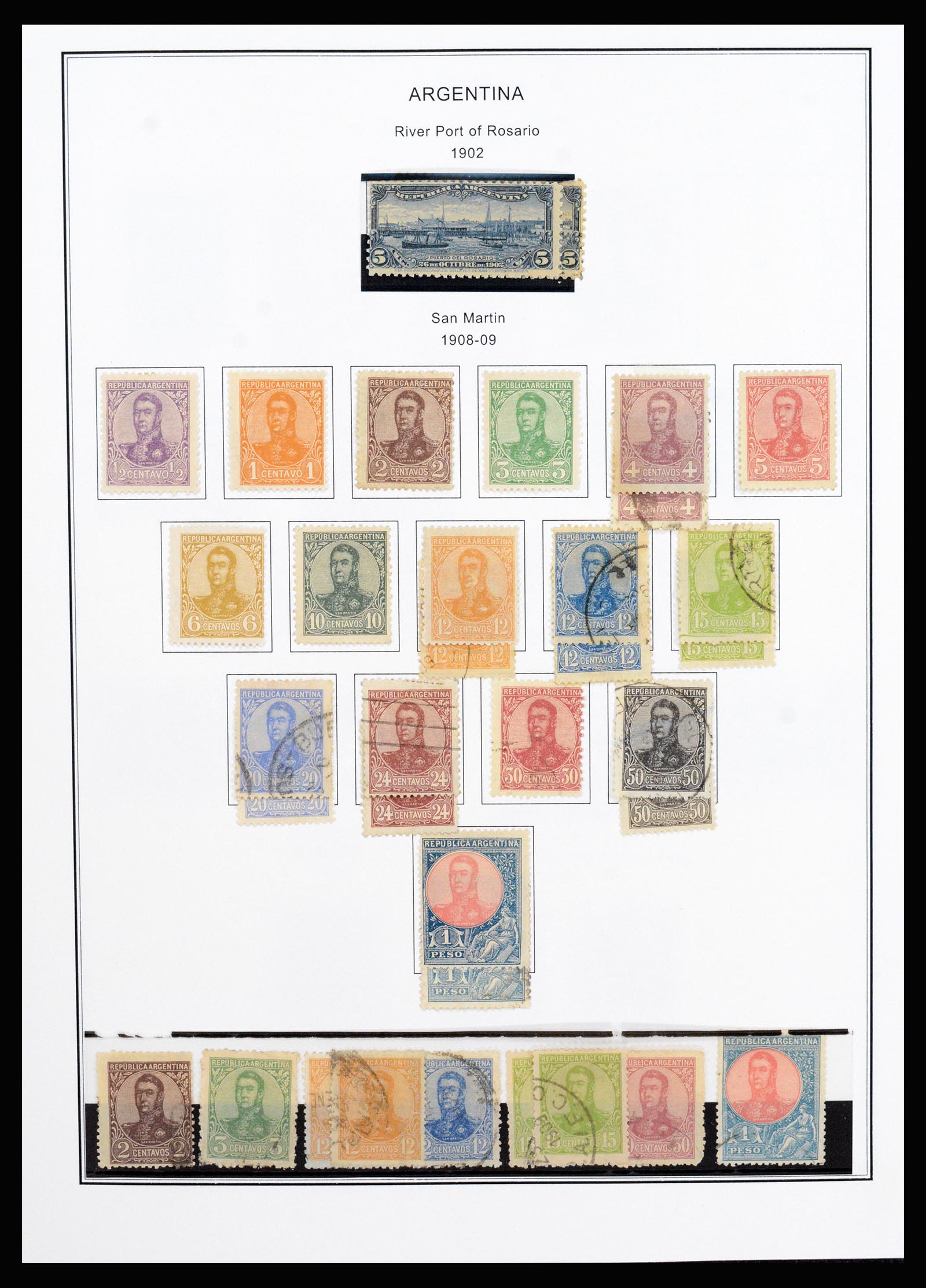 37215 013 - Postzegelverzameling 37215 Argentinië 1858-2003.