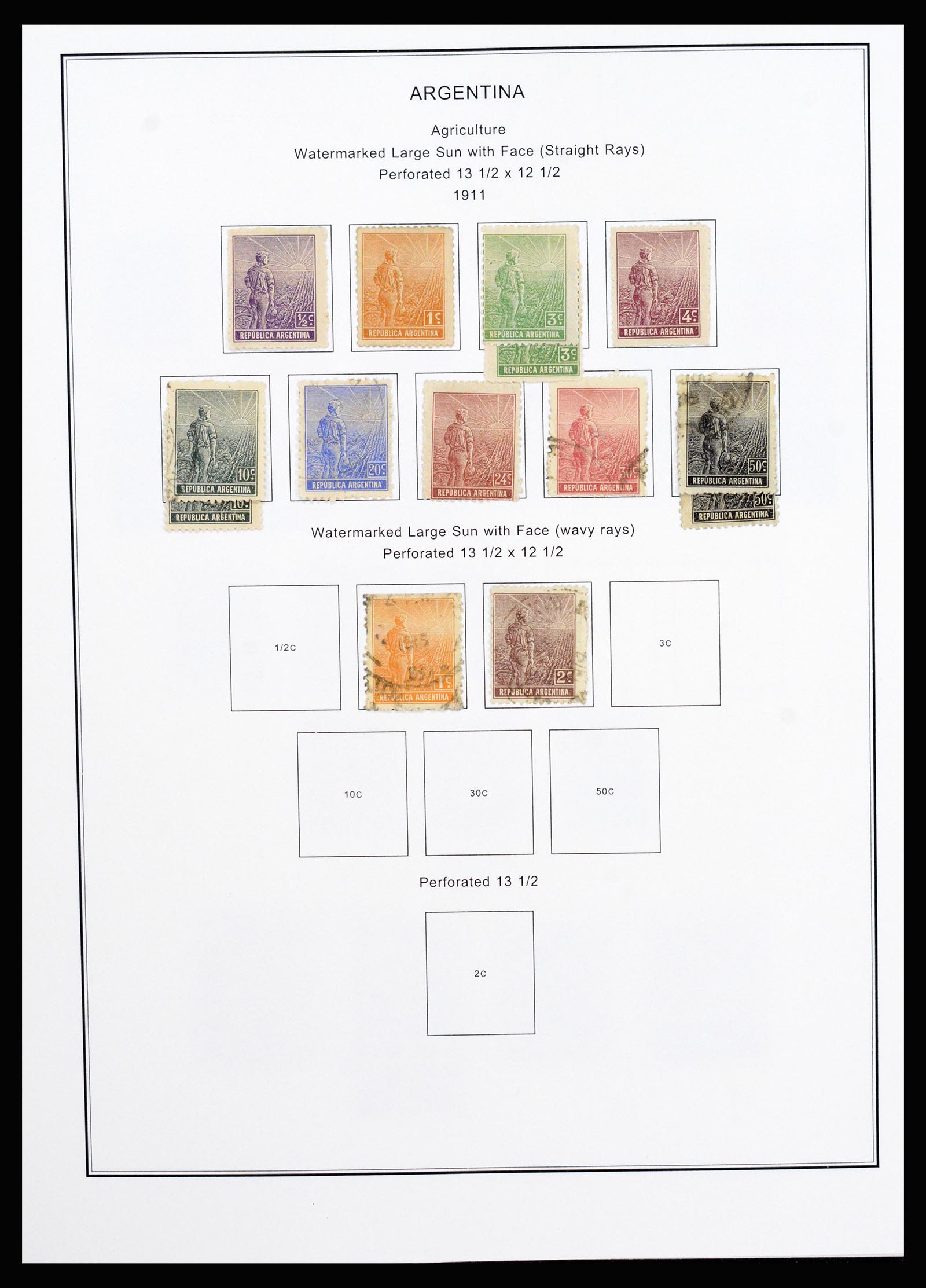 37215 015 - Postzegelverzameling 37215 Argentinië 1858-2003.