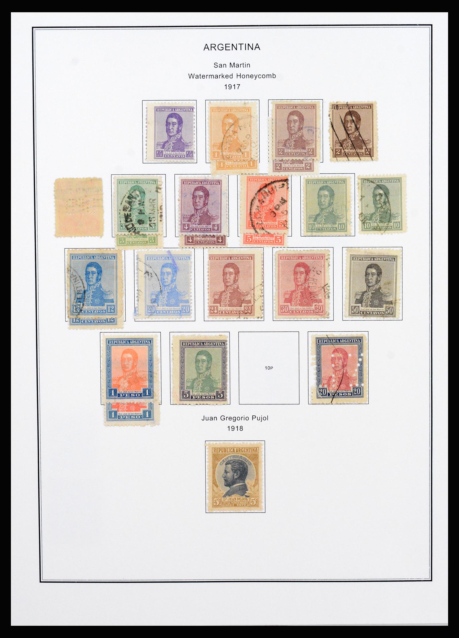 37215 018 - Postzegelverzameling 37215 Argentinië 1858-2003.