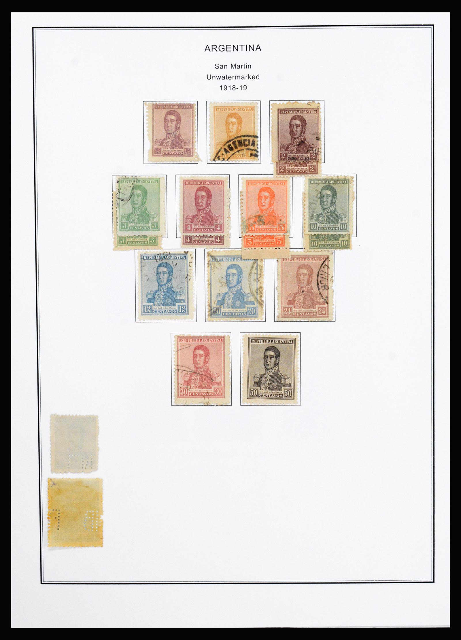 37215 019 - Postzegelverzameling 37215 Argentinië 1858-2003.