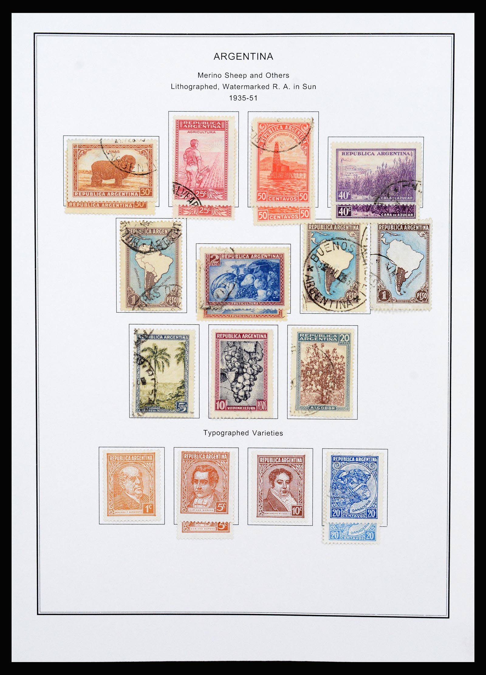 37215 030 - Postzegelverzameling 37215 Argentinië 1858-2003.