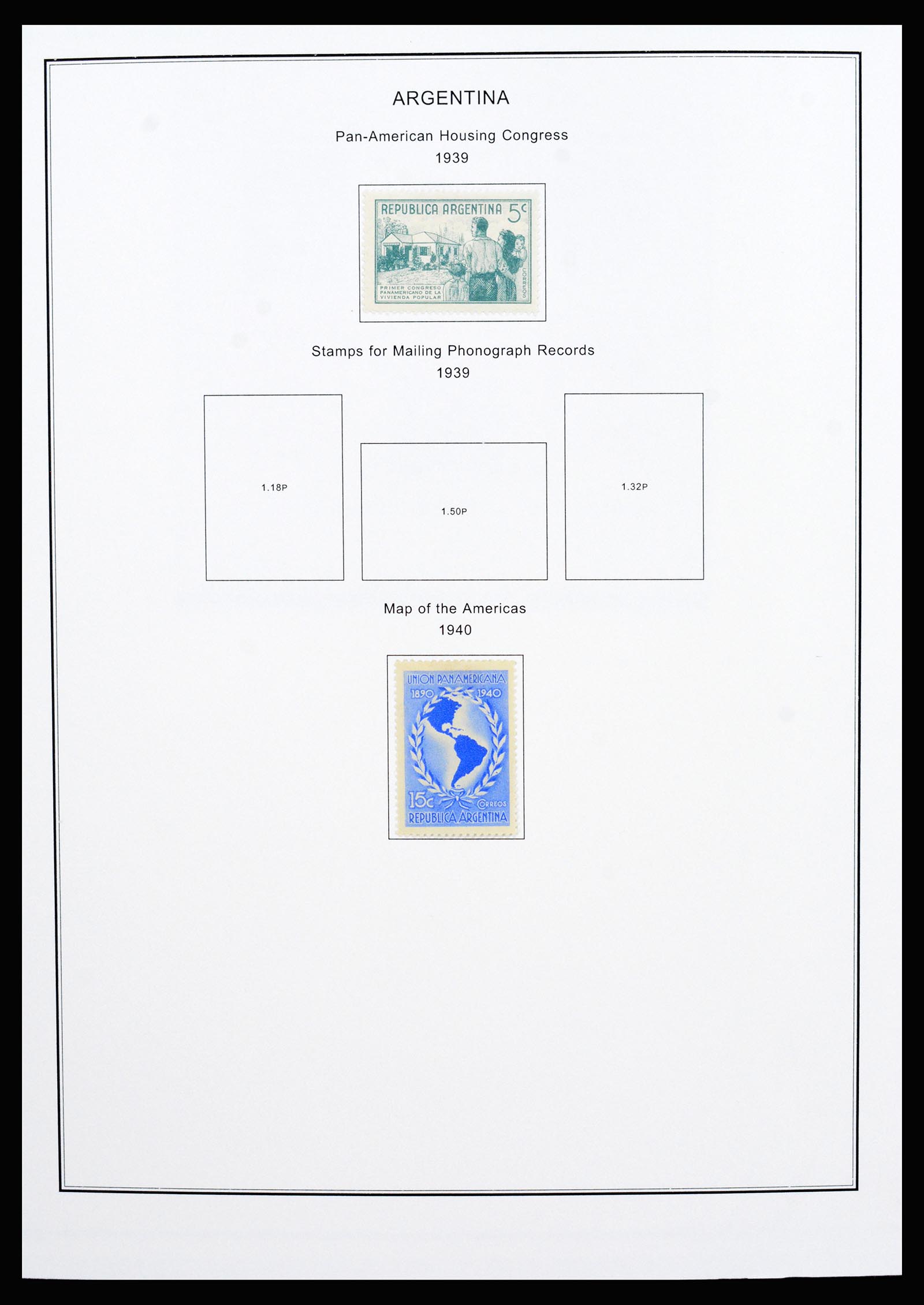 37215 033 - Postzegelverzameling 37215 Argentinië 1858-2003.