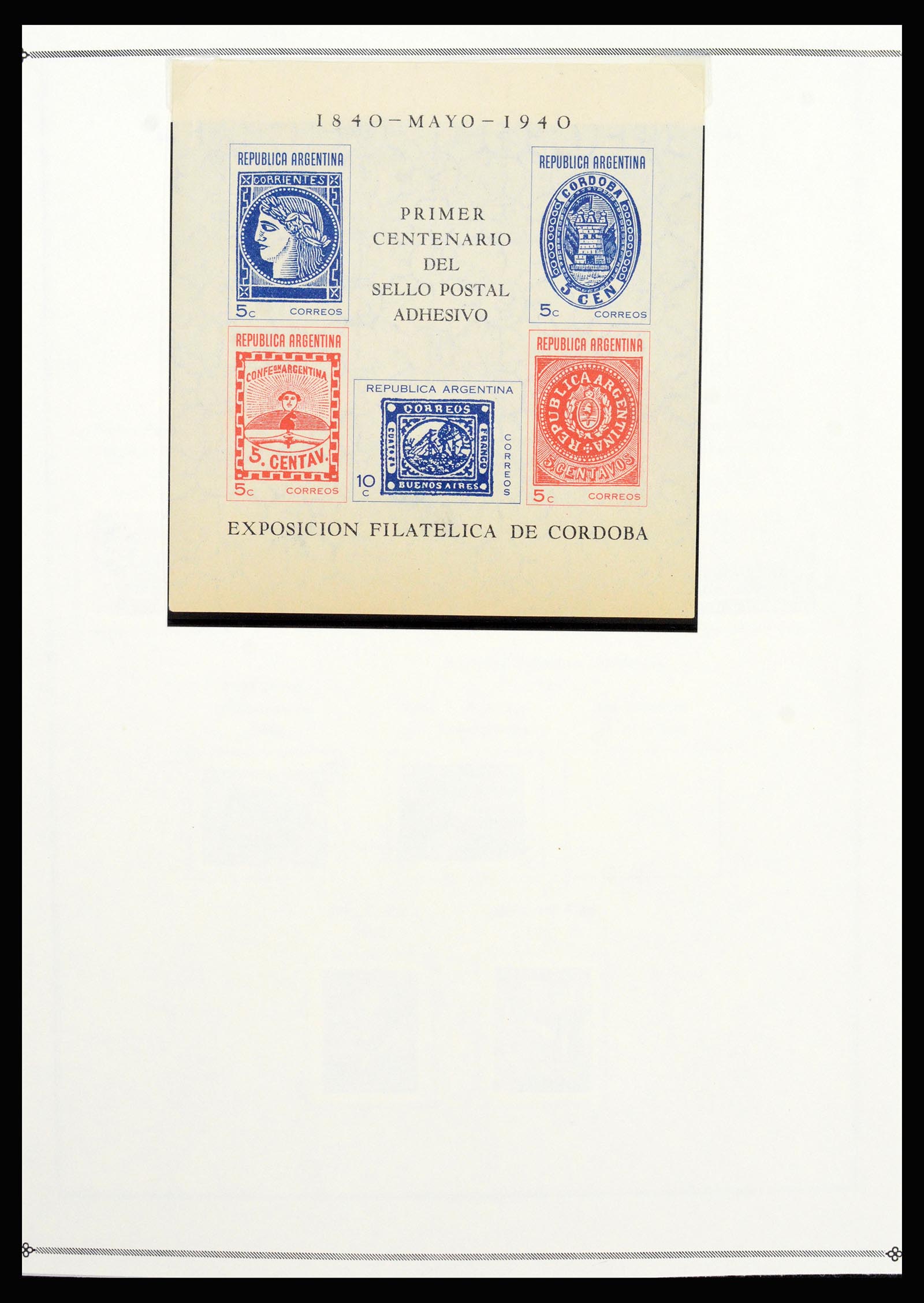 37215 034 - Postzegelverzameling 37215 Argentinië 1858-2003.