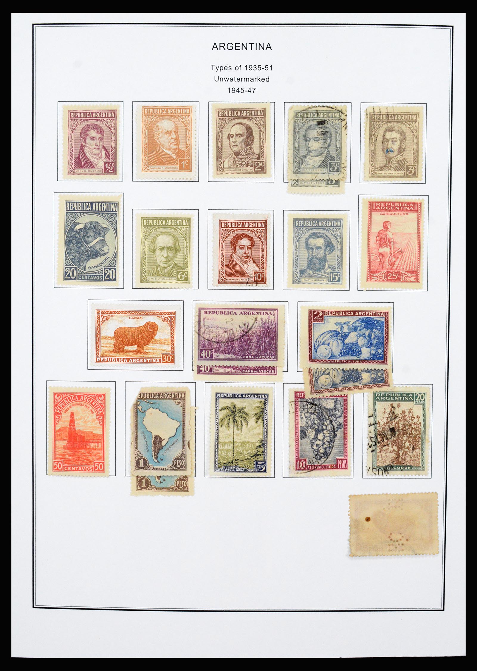 37215 038 - Postzegelverzameling 37215 Argentinië 1858-2003.
