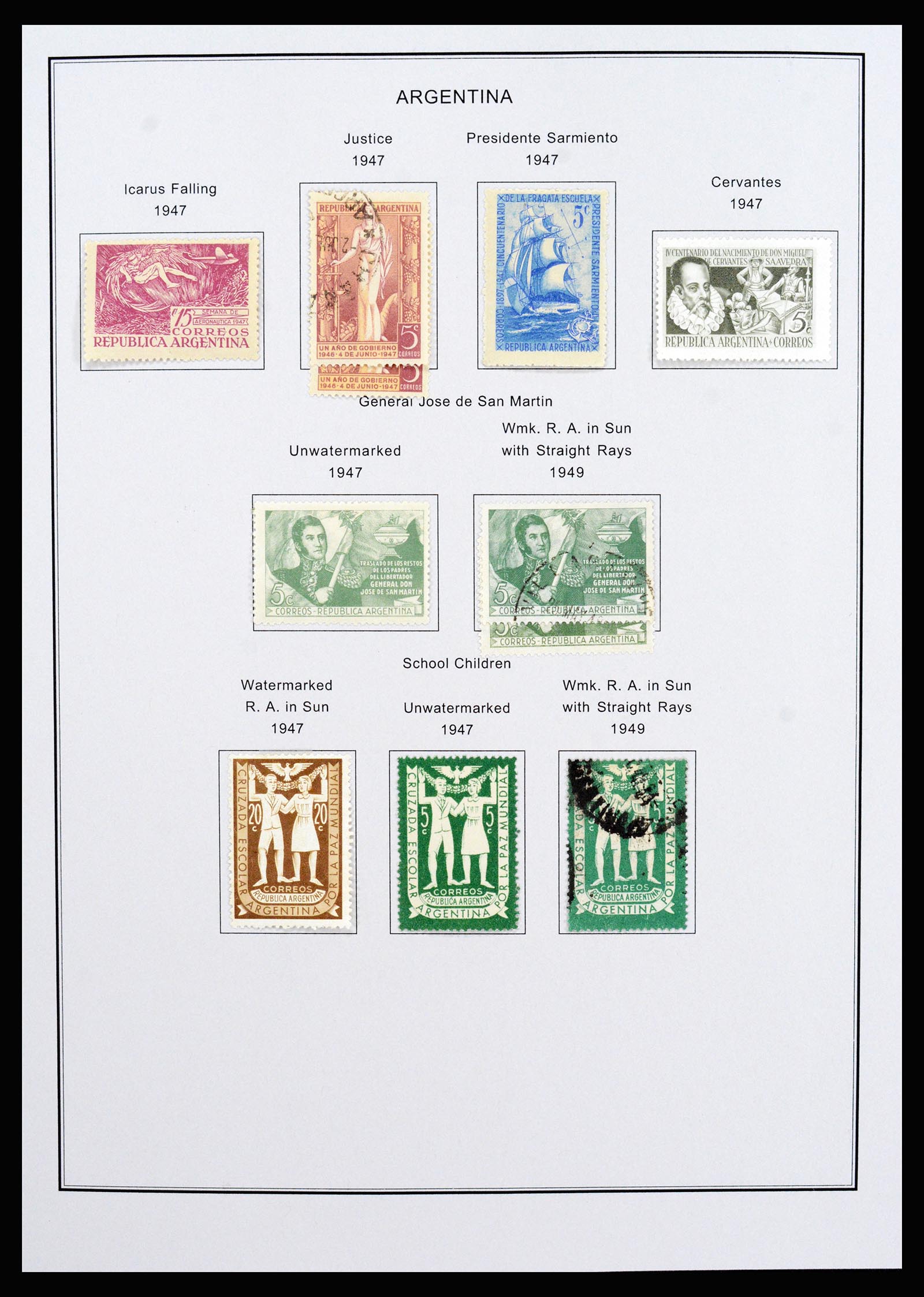37215 041 - Postzegelverzameling 37215 Argentinië 1858-2003.