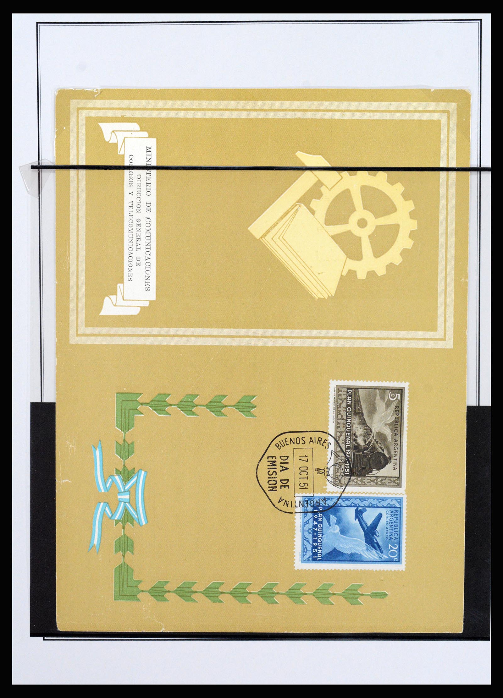 37215 046 - Postzegelverzameling 37215 Argentinië 1858-2003.