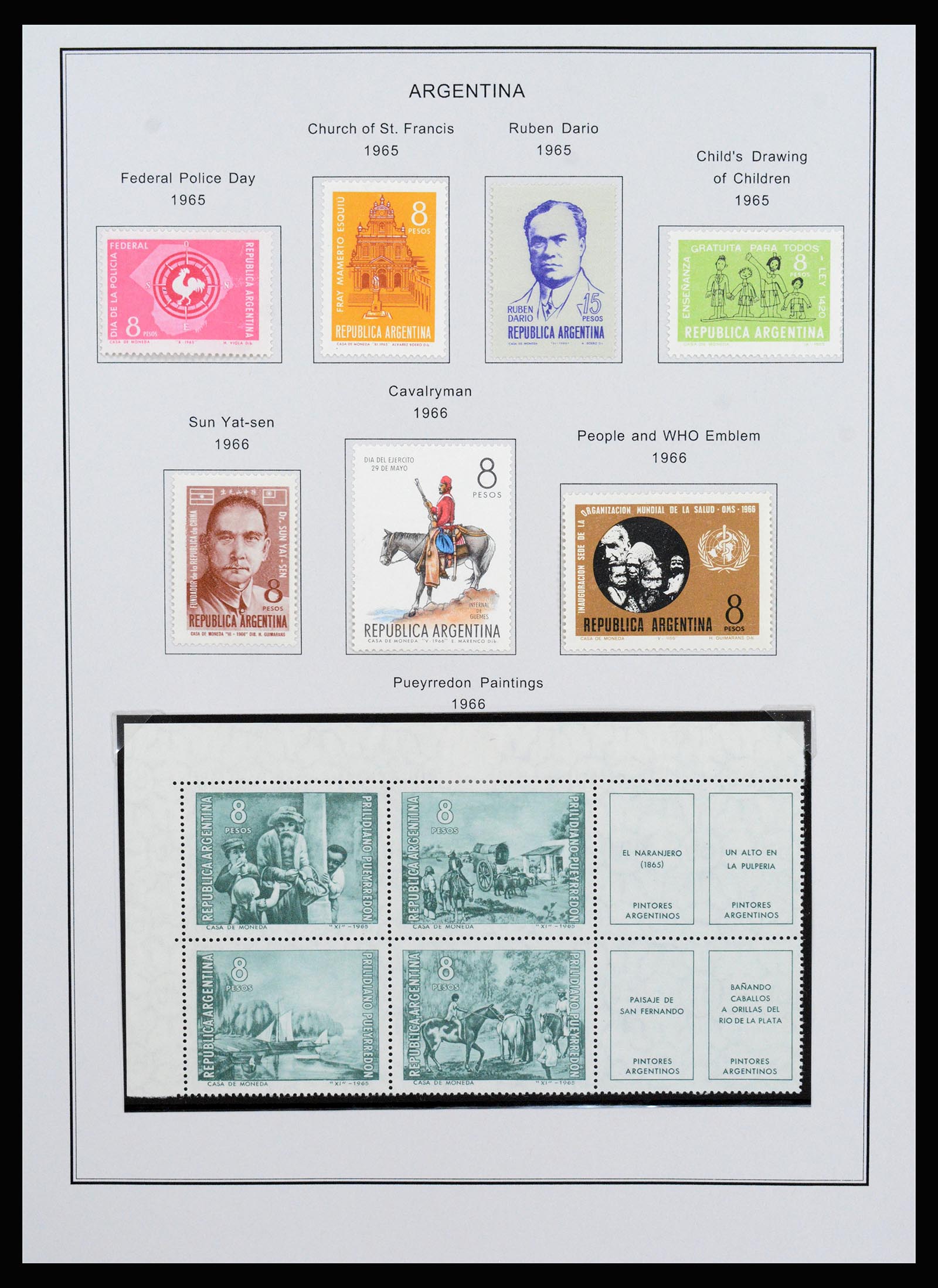 37215 069 - Postzegelverzameling 37215 Argentinië 1858-2003.