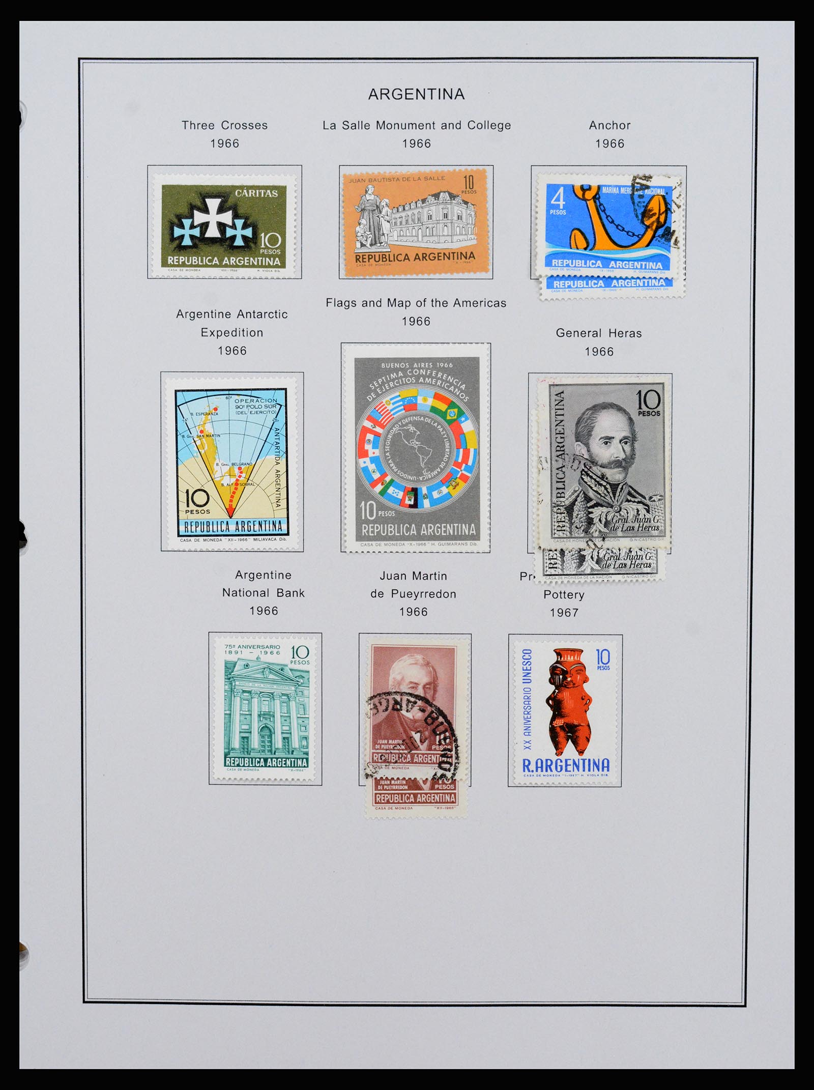 37215 074 - Postzegelverzameling 37215 Argentinië 1858-2003.