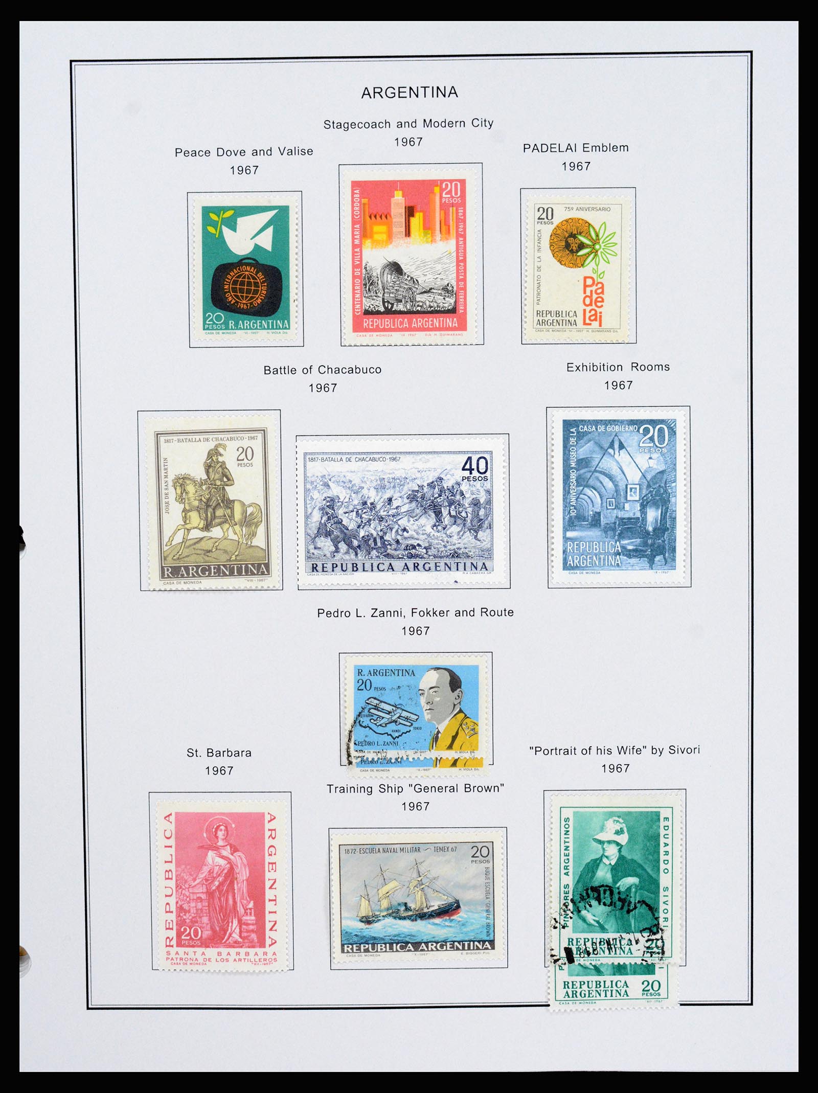 37215 076 - Postzegelverzameling 37215 Argentinië 1858-2003.