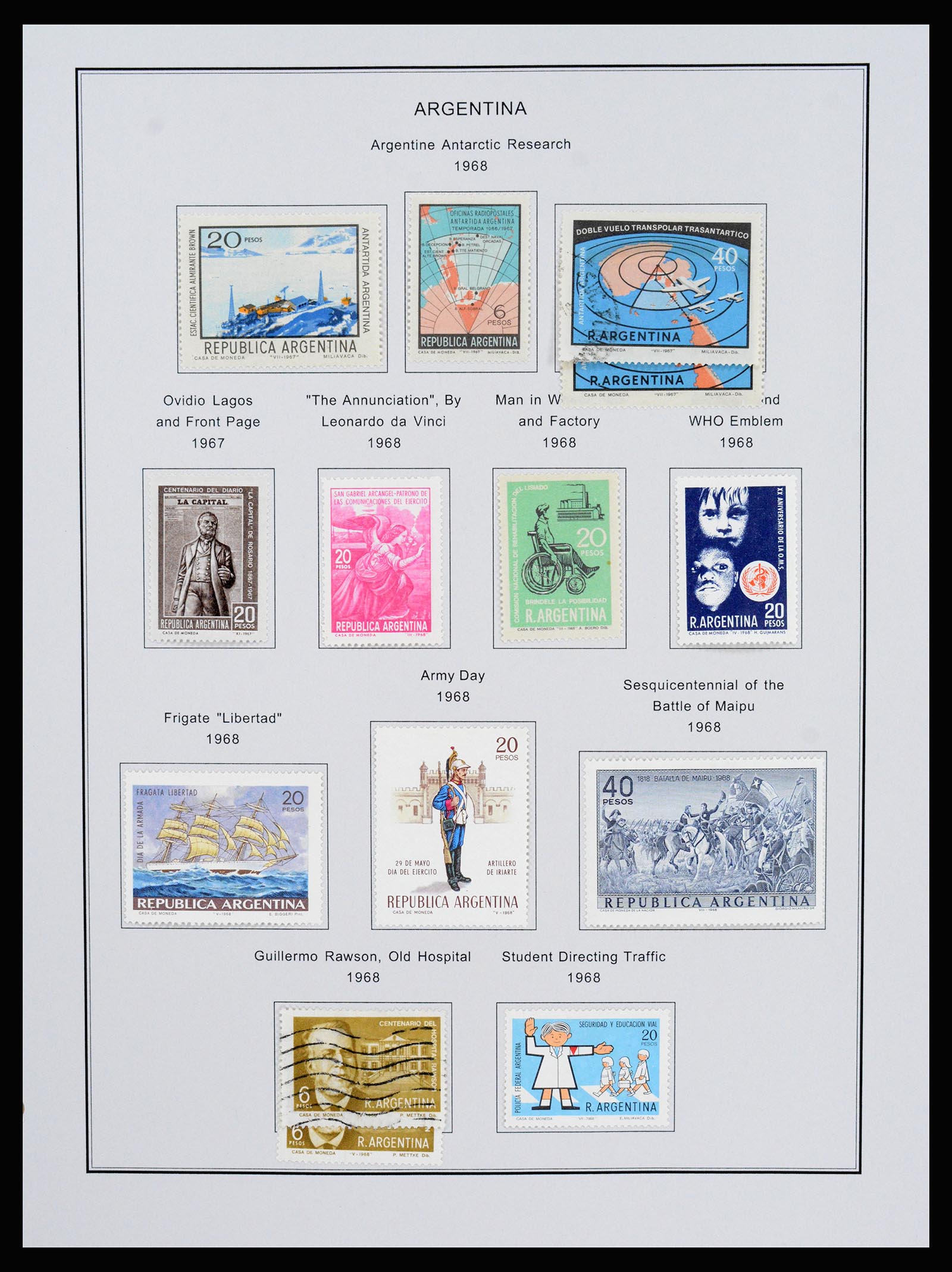 37215 077 - Postzegelverzameling 37215 Argentinië 1858-2003.