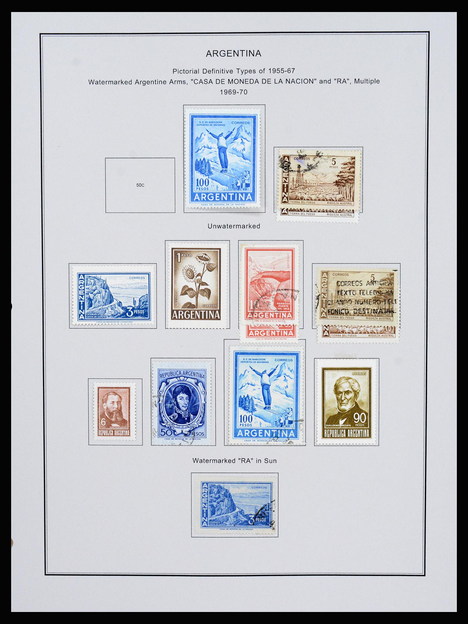 37215 079 - Postzegelverzameling 37215 Argentinië 1858-2003.