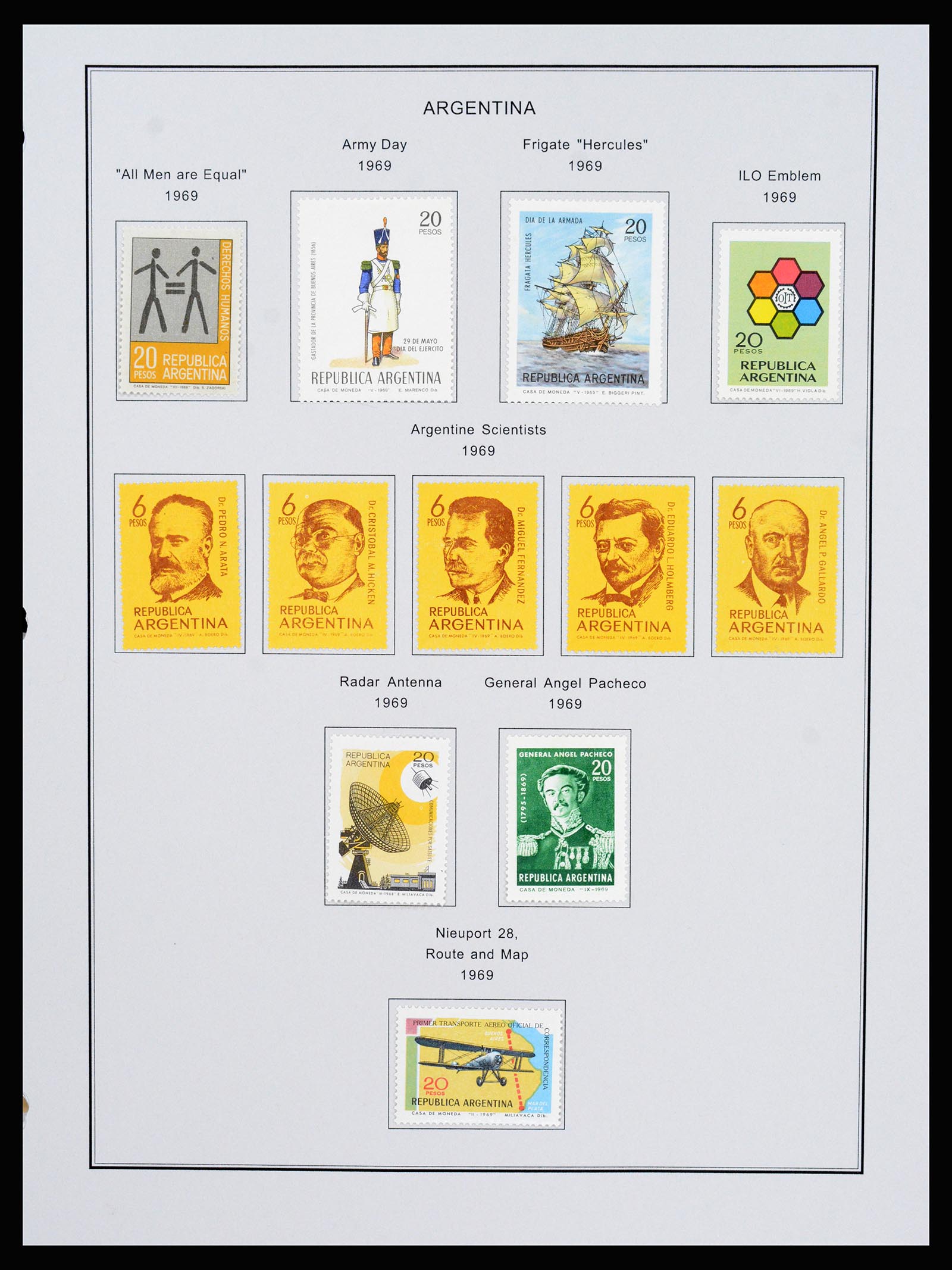 37215 080 - Postzegelverzameling 37215 Argentinië 1858-2003.