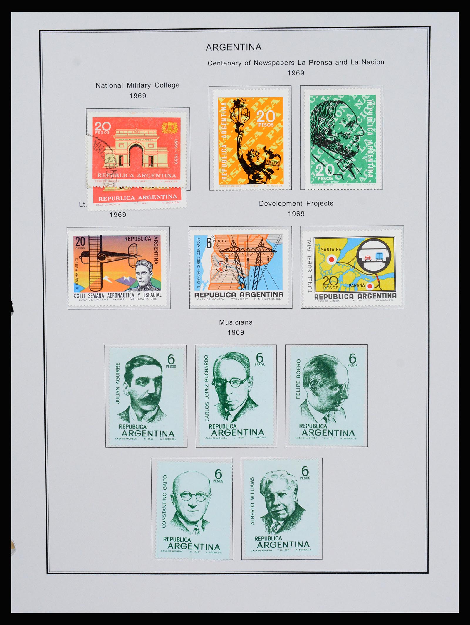 37215 081 - Postzegelverzameling 37215 Argentinië 1858-2003.