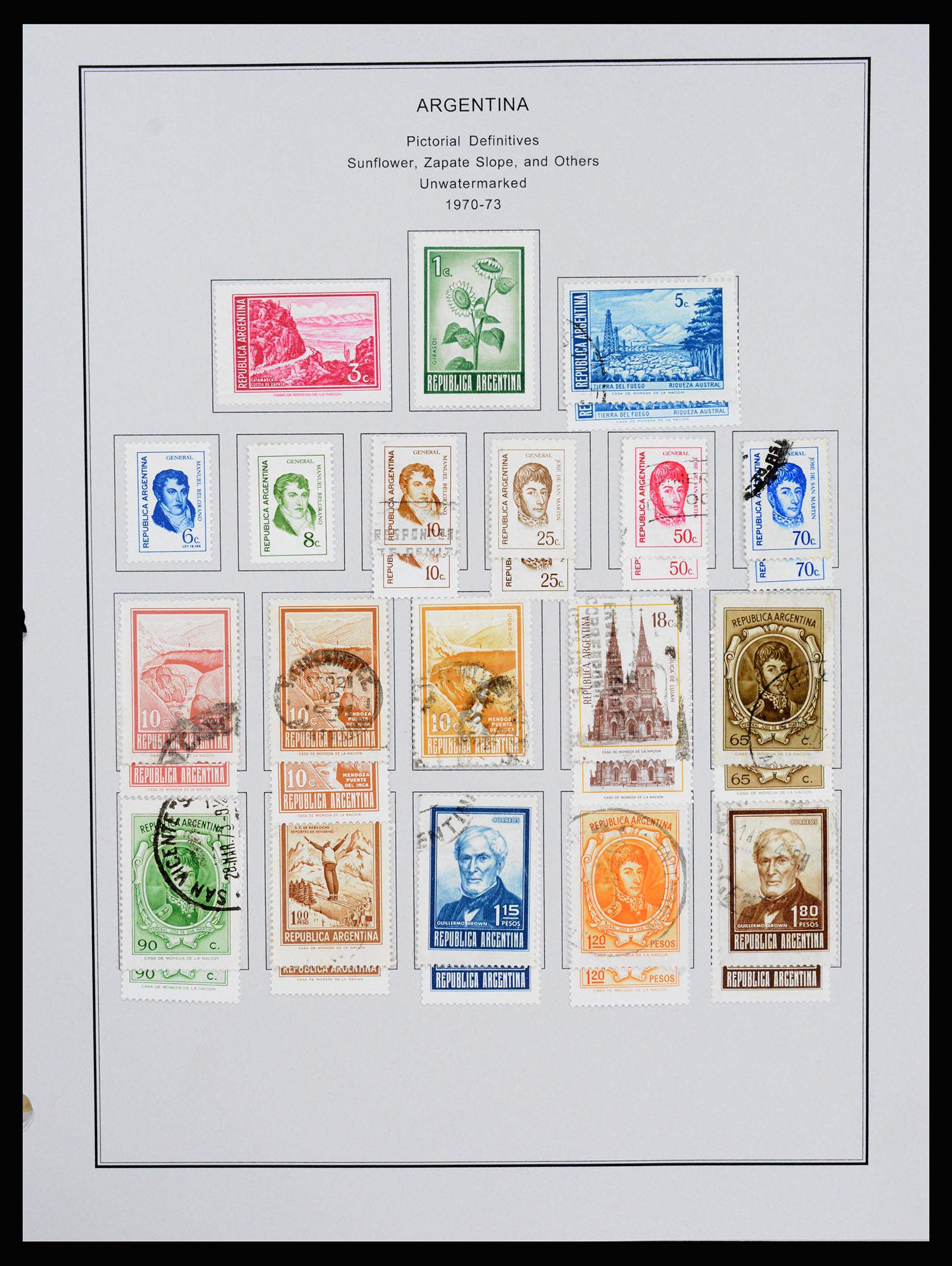 37215 083 - Postzegelverzameling 37215 Argentinië 1858-2003.