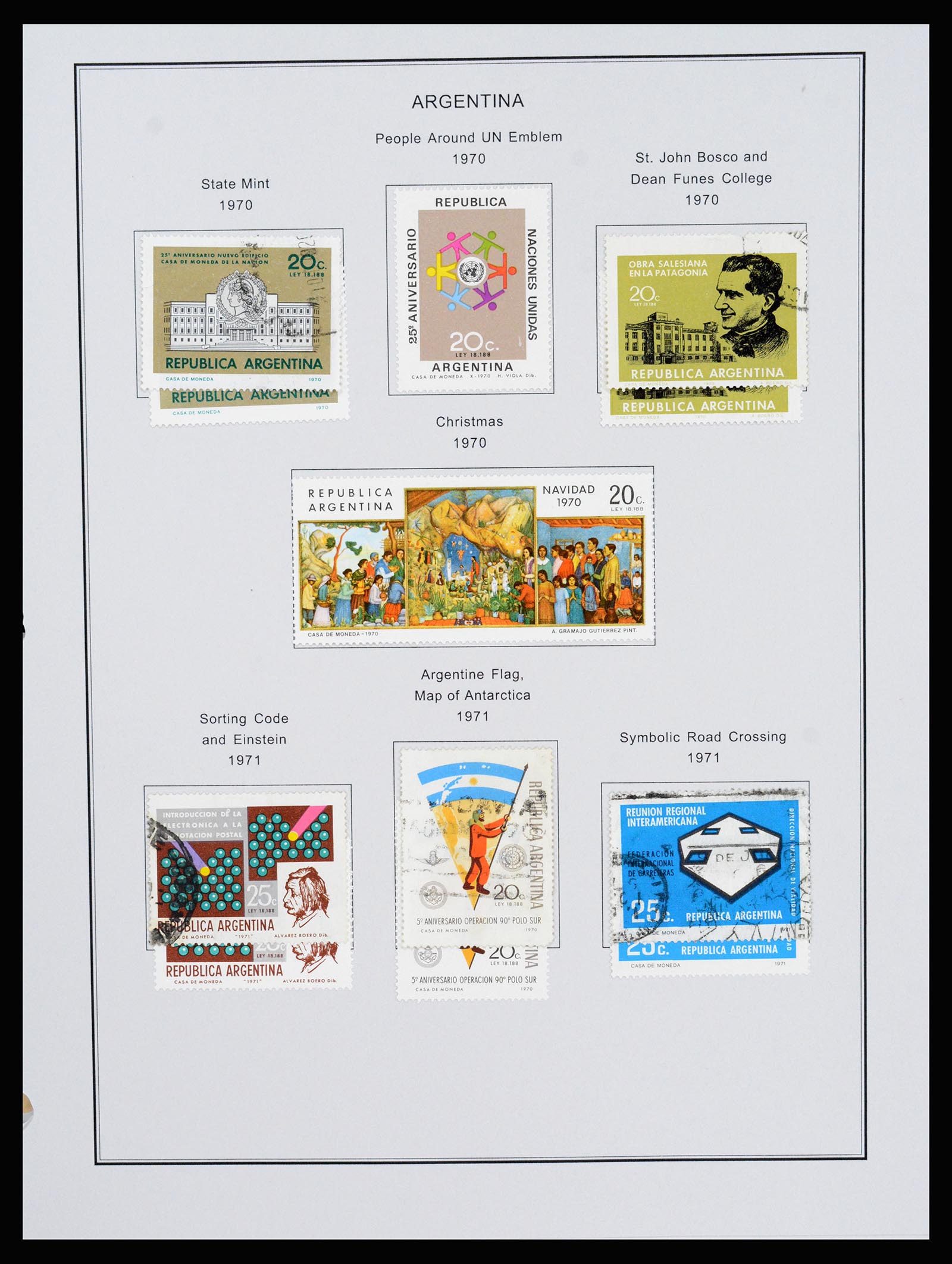 37215 084 - Postzegelverzameling 37215 Argentinië 1858-2003.