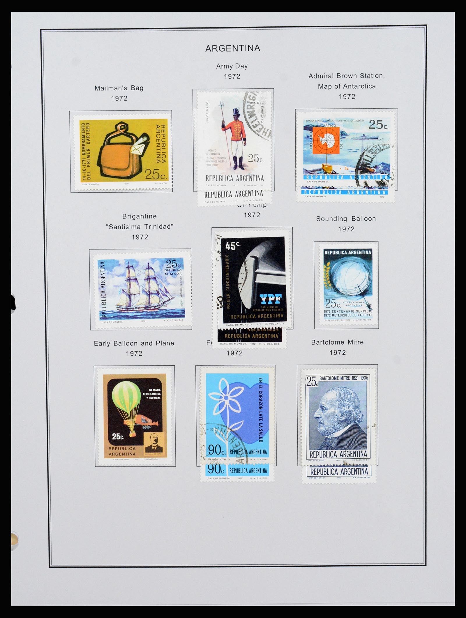 37215 087 - Postzegelverzameling 37215 Argentinië 1858-2003.
