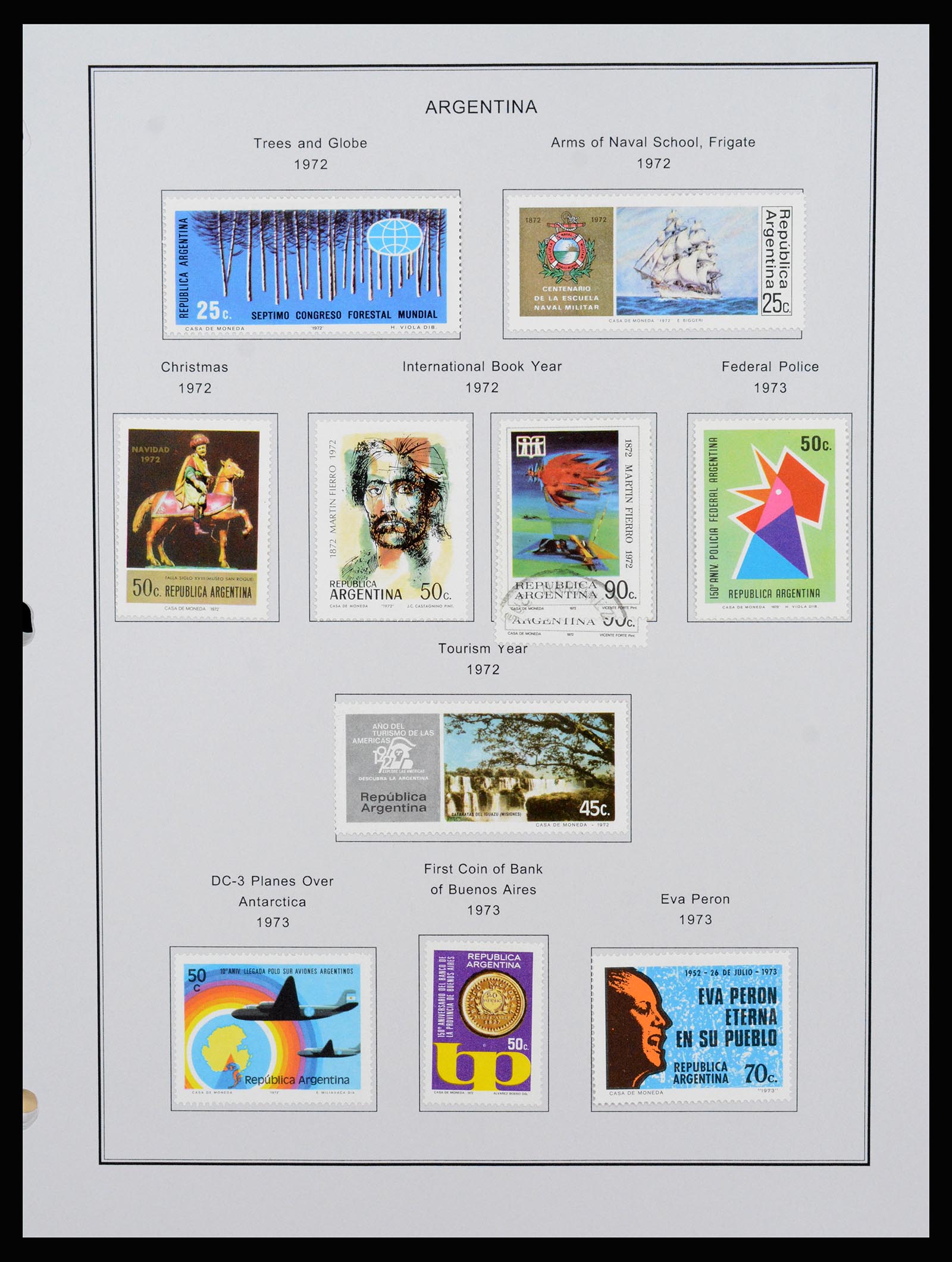 37215 088 - Postzegelverzameling 37215 Argentinië 1858-2003.