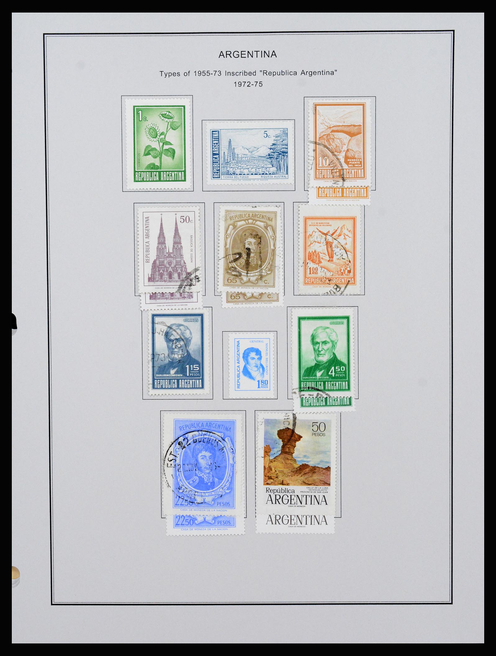 37215 089 - Postzegelverzameling 37215 Argentinië 1858-2003.