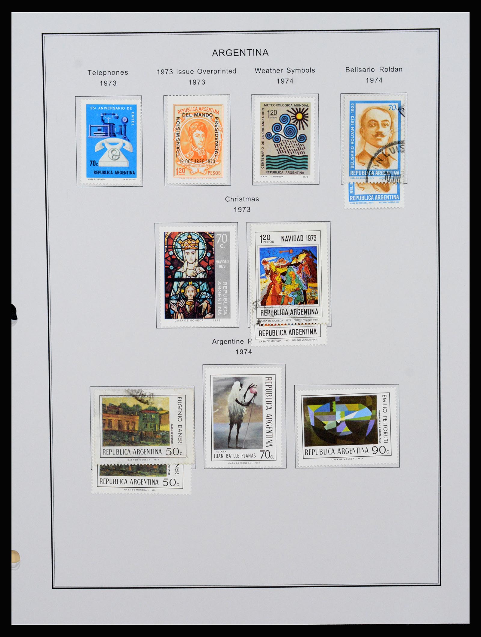 37215 091 - Postzegelverzameling 37215 Argentinië 1858-2003.
