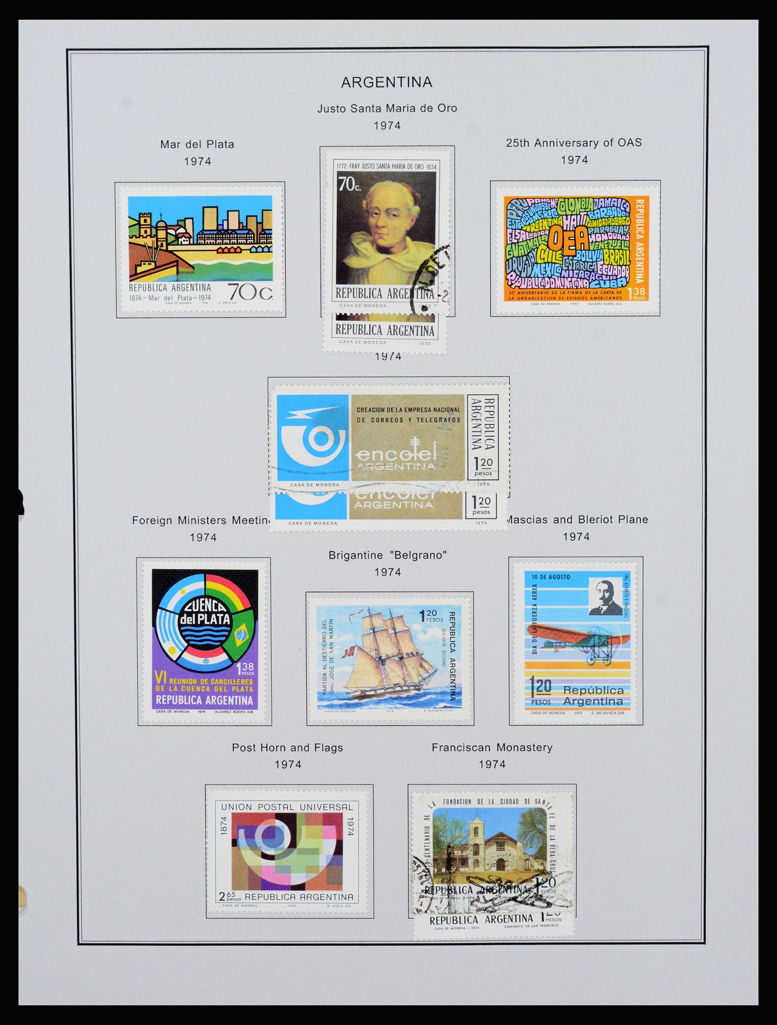 37215 092 - Postzegelverzameling 37215 Argentinië 1858-2003.