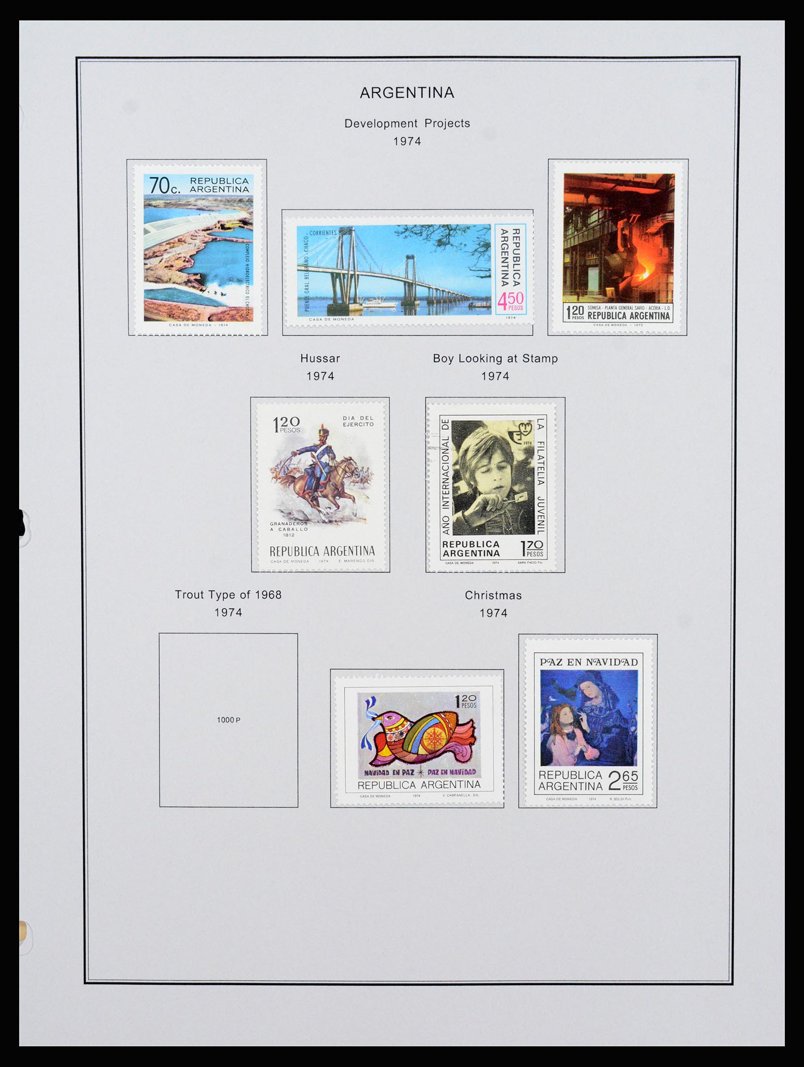 37215 093 - Postzegelverzameling 37215 Argentinië 1858-2003.