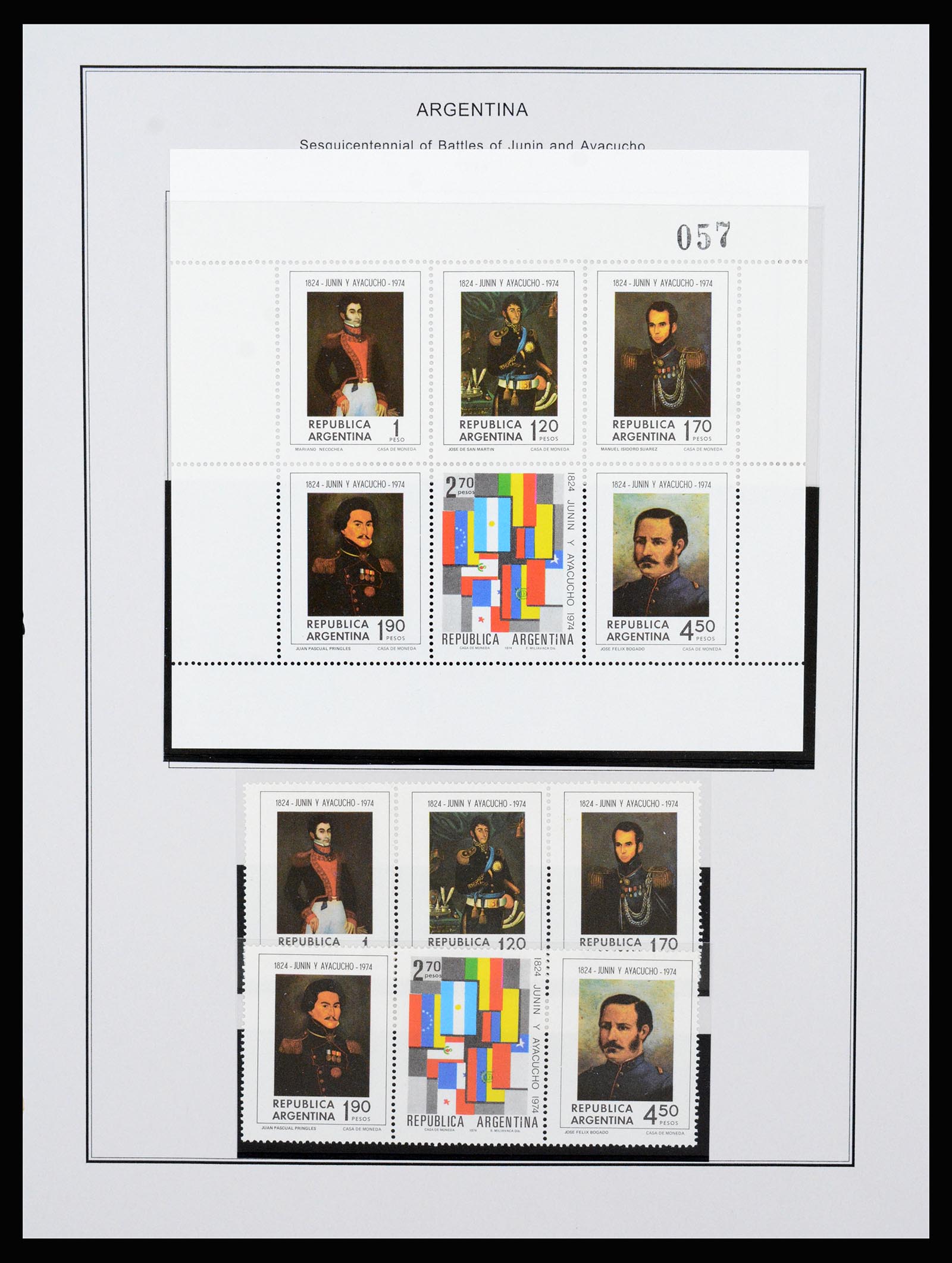 37215 095 - Postzegelverzameling 37215 Argentinië 1858-2003.