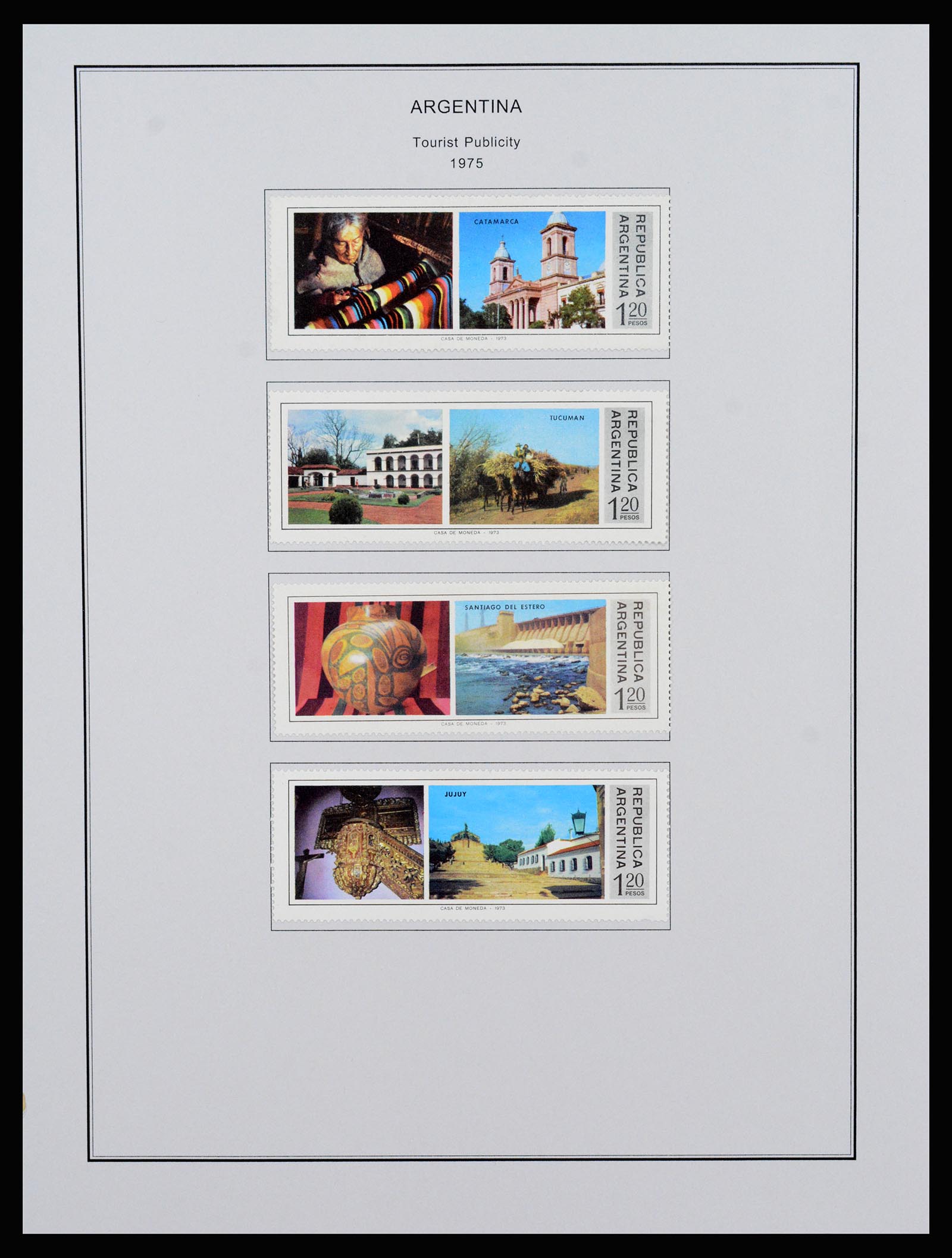 37215 096 - Postzegelverzameling 37215 Argentinië 1858-2003.