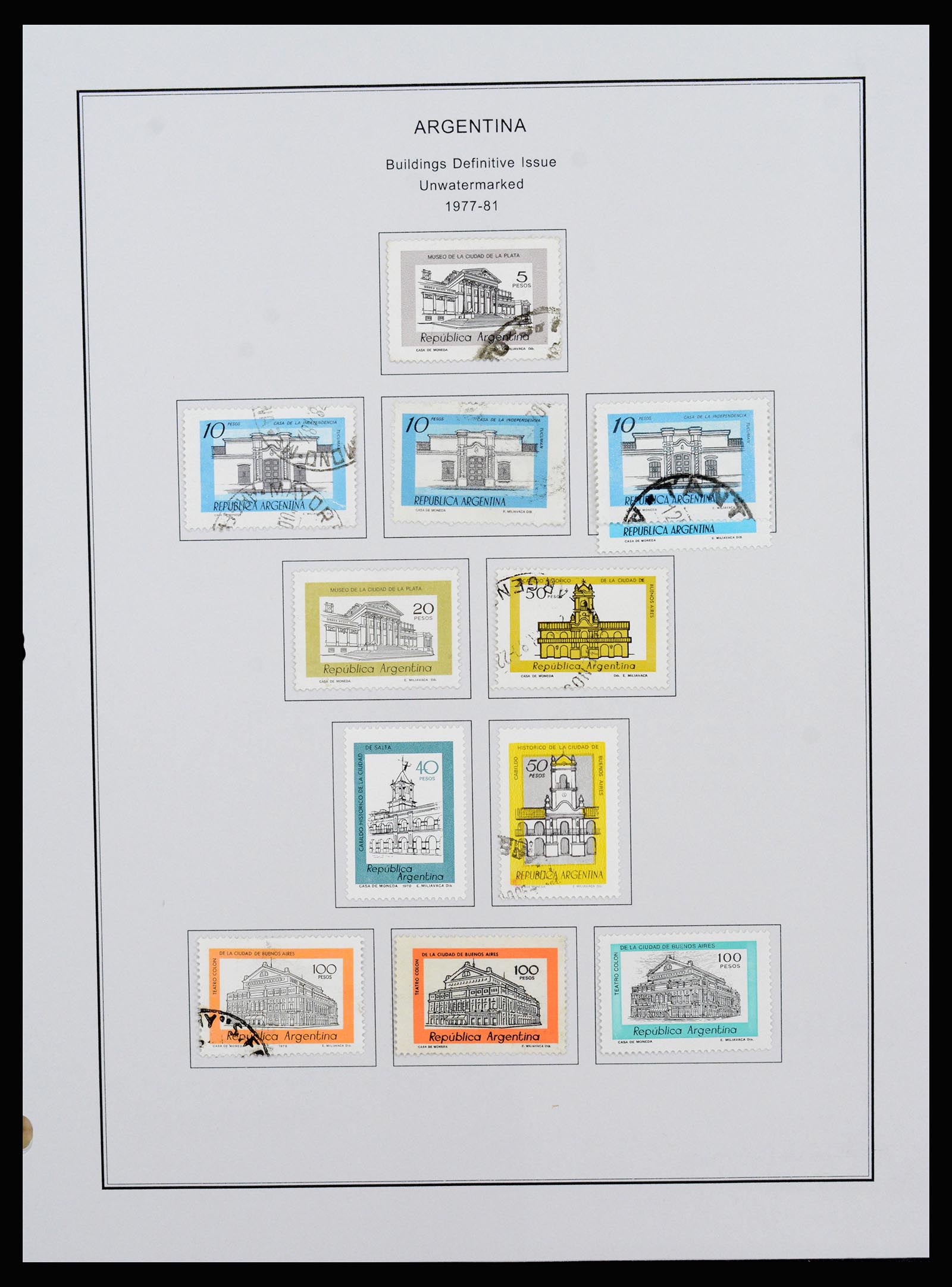 37215 106 - Postzegelverzameling 37215 Argentinië 1858-2003.