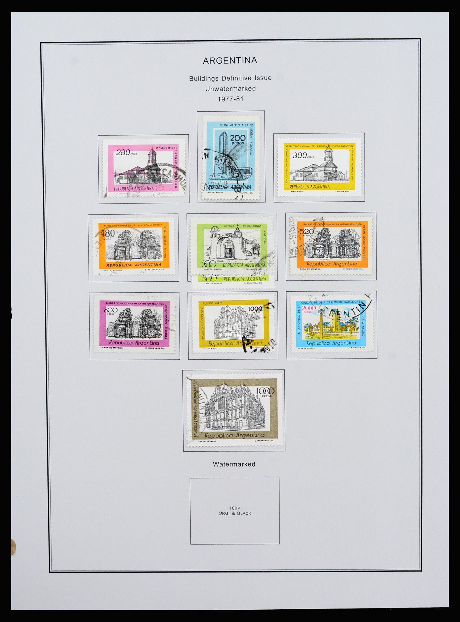 37215 107 - Postzegelverzameling 37215 Argentinië 1858-2003.