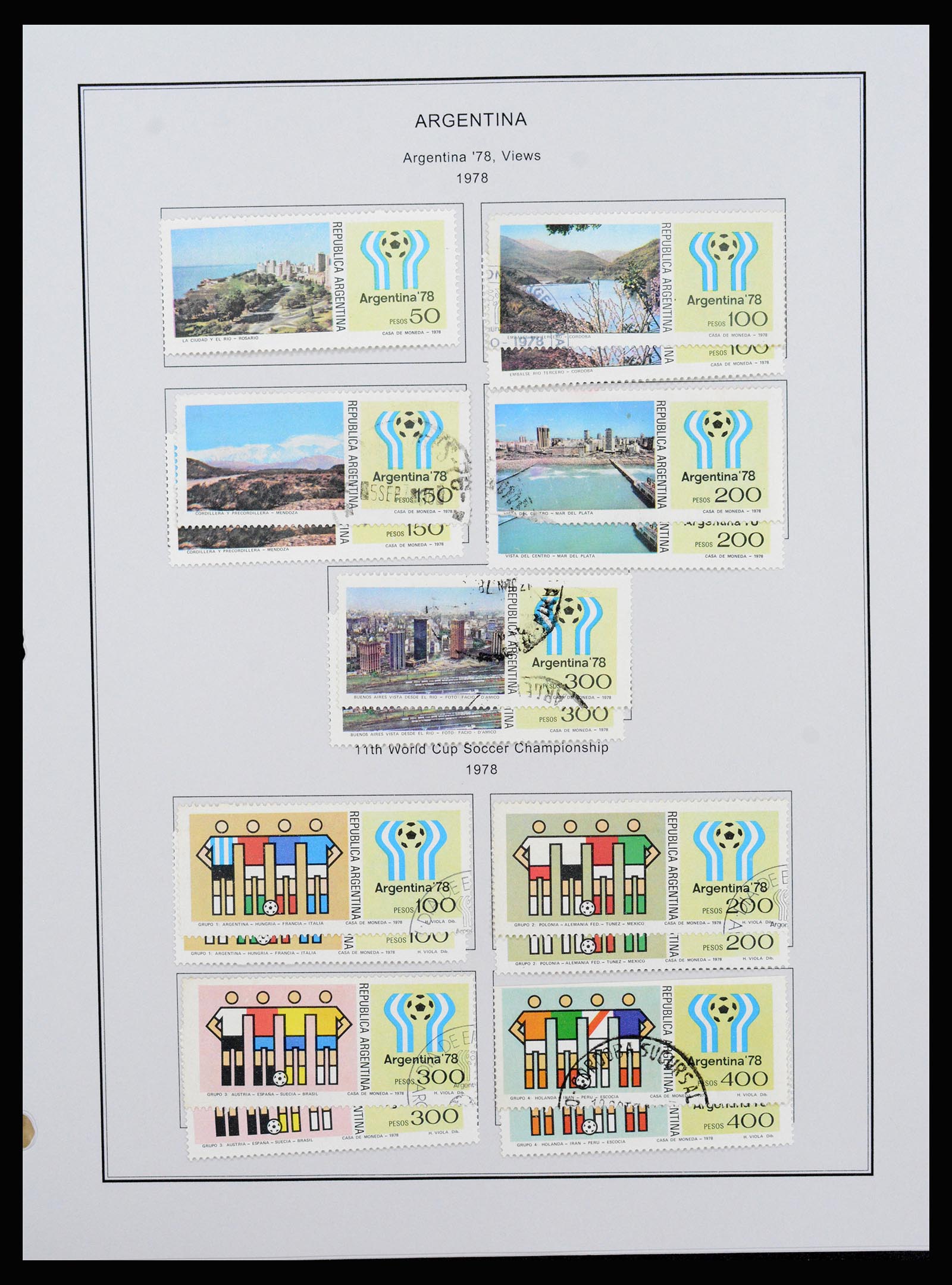 37215 108 - Postzegelverzameling 37215 Argentinië 1858-2003.
