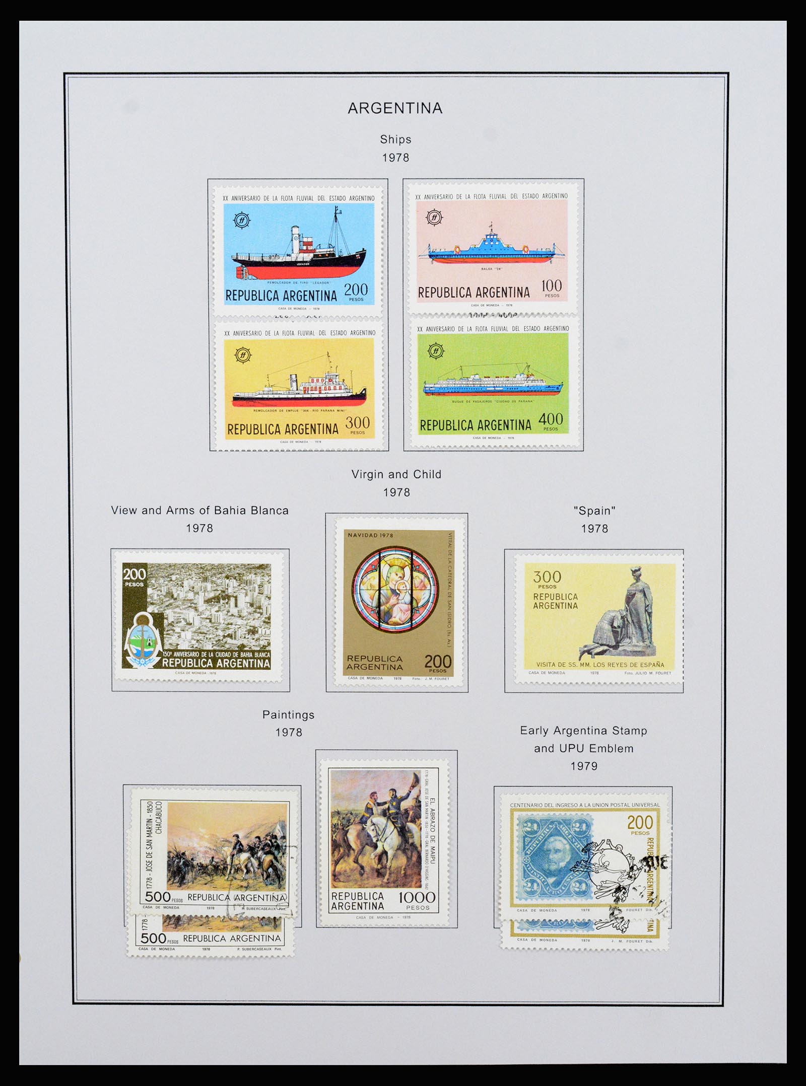 37215 112 - Postzegelverzameling 37215 Argentinië 1858-2003.