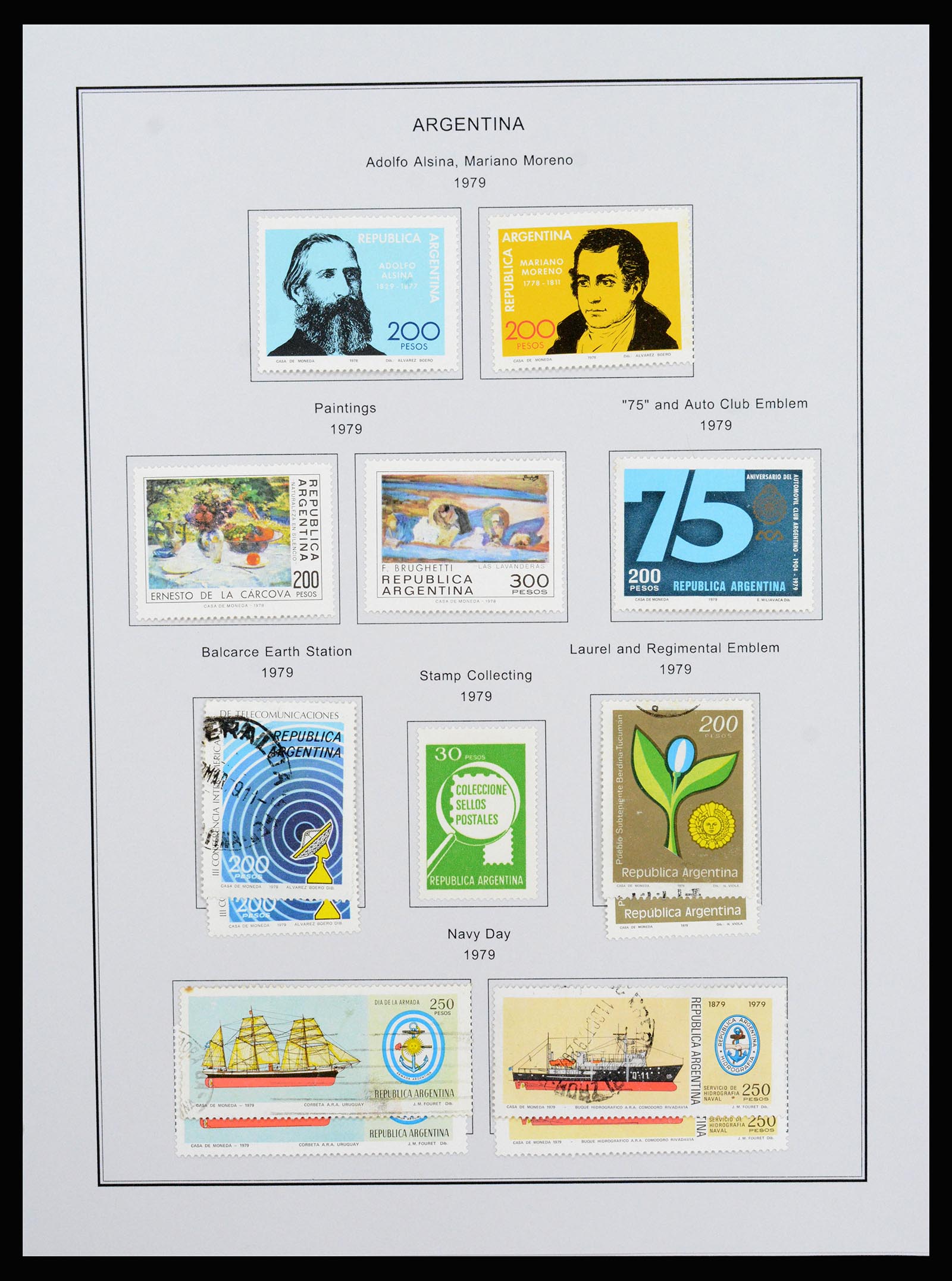 37215 113 - Postzegelverzameling 37215 Argentinië 1858-2003.