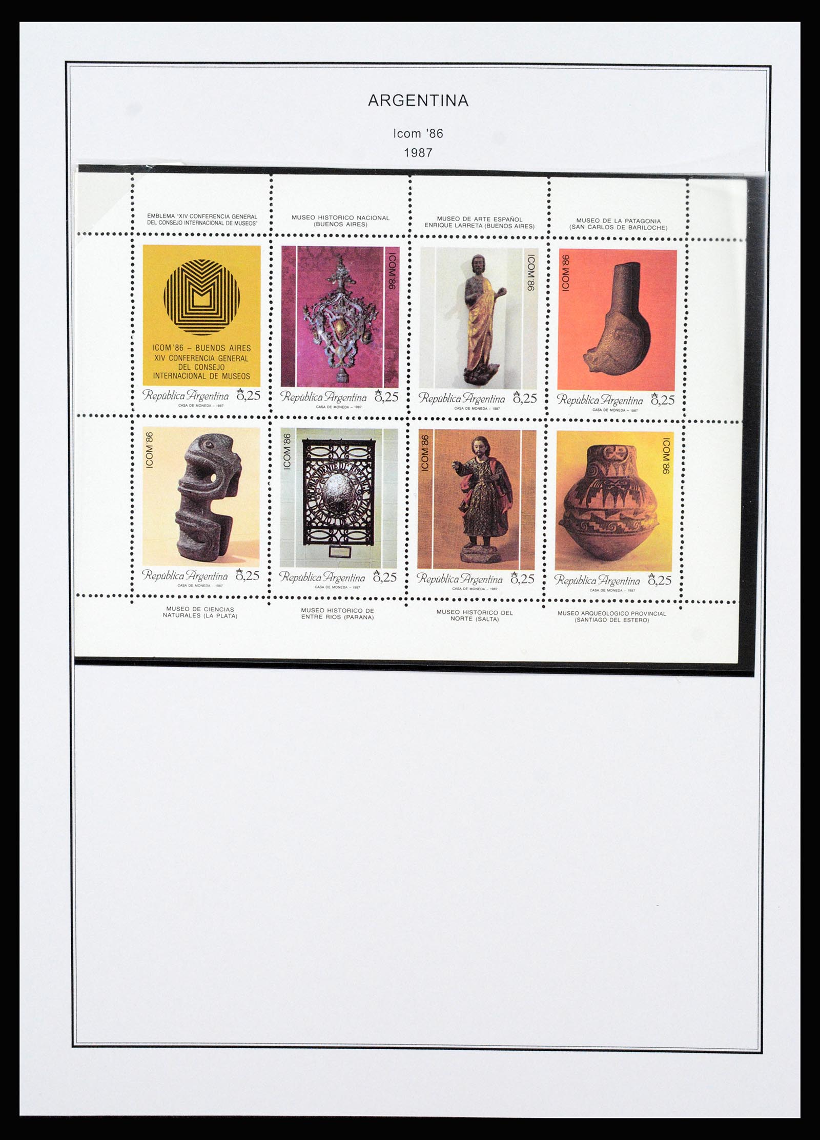 37215 265 - Postzegelverzameling 37215 Argentinië 1858-2003.