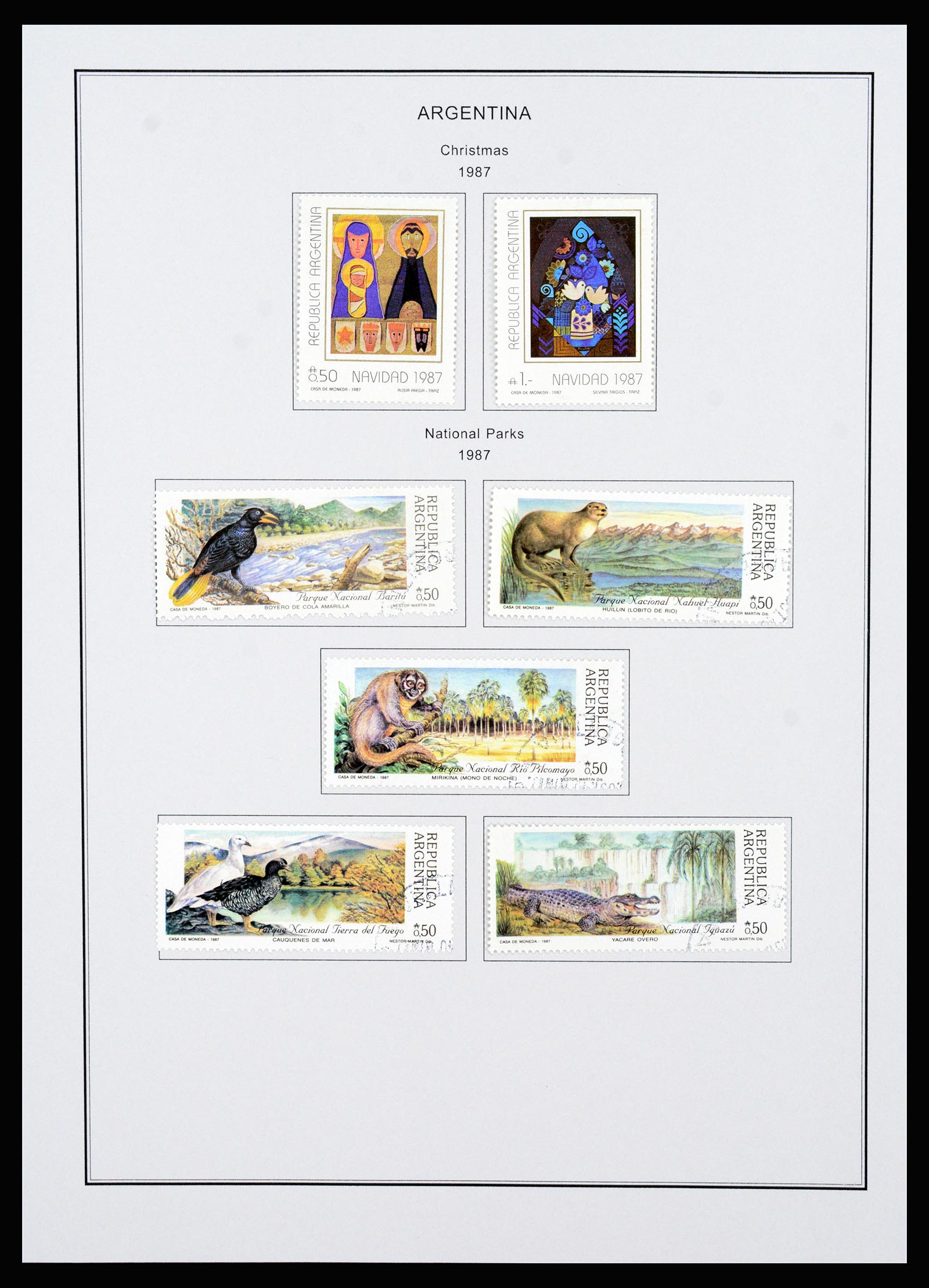 37215 267 - Postzegelverzameling 37215 Argentinië 1858-2003.