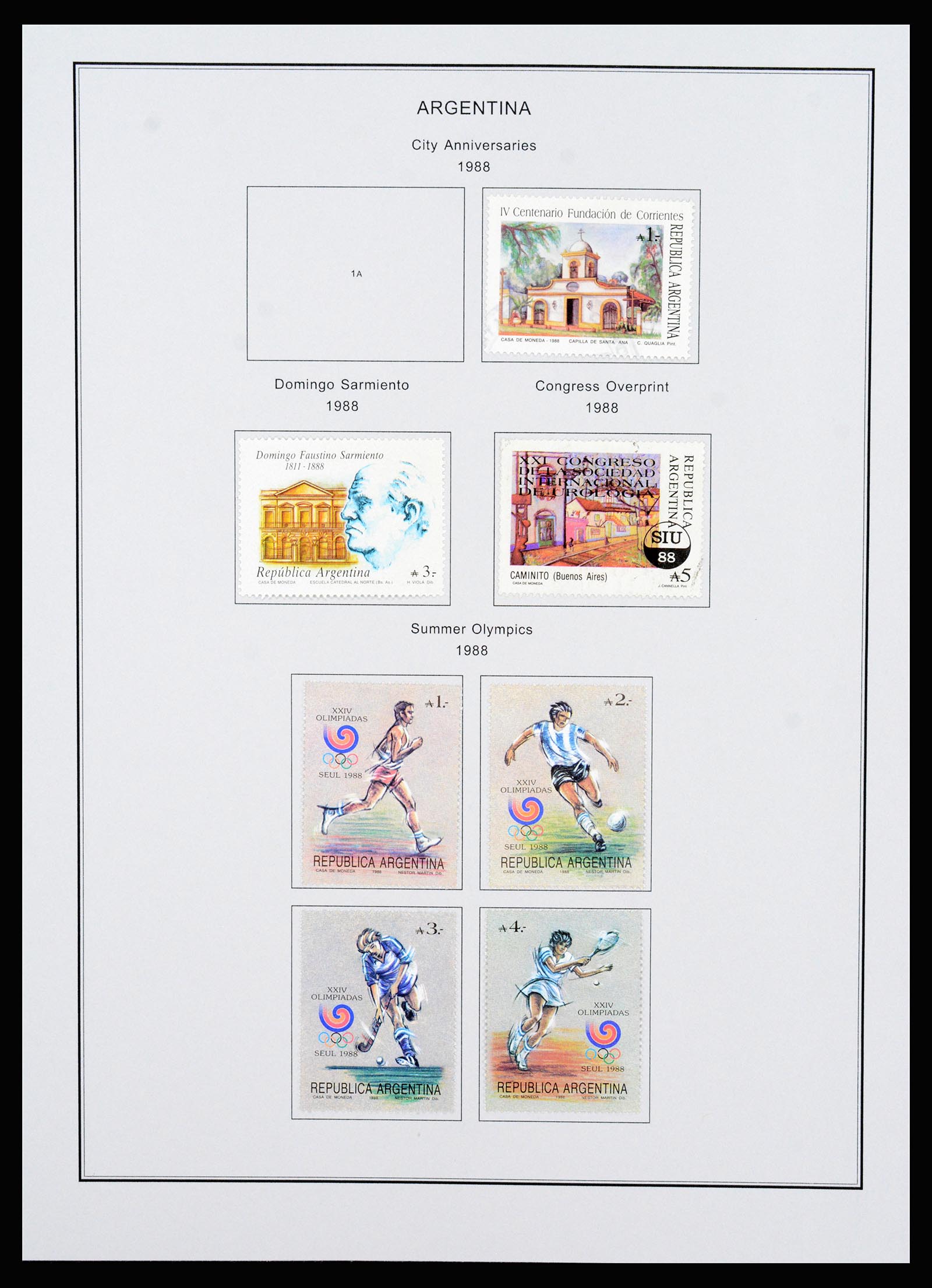 37215 269 - Postzegelverzameling 37215 Argentinië 1858-2003.