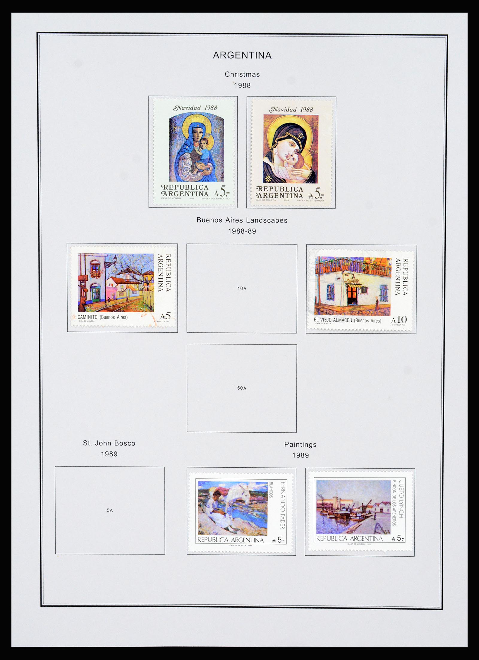 37215 272 - Postzegelverzameling 37215 Argentinië 1858-2003.