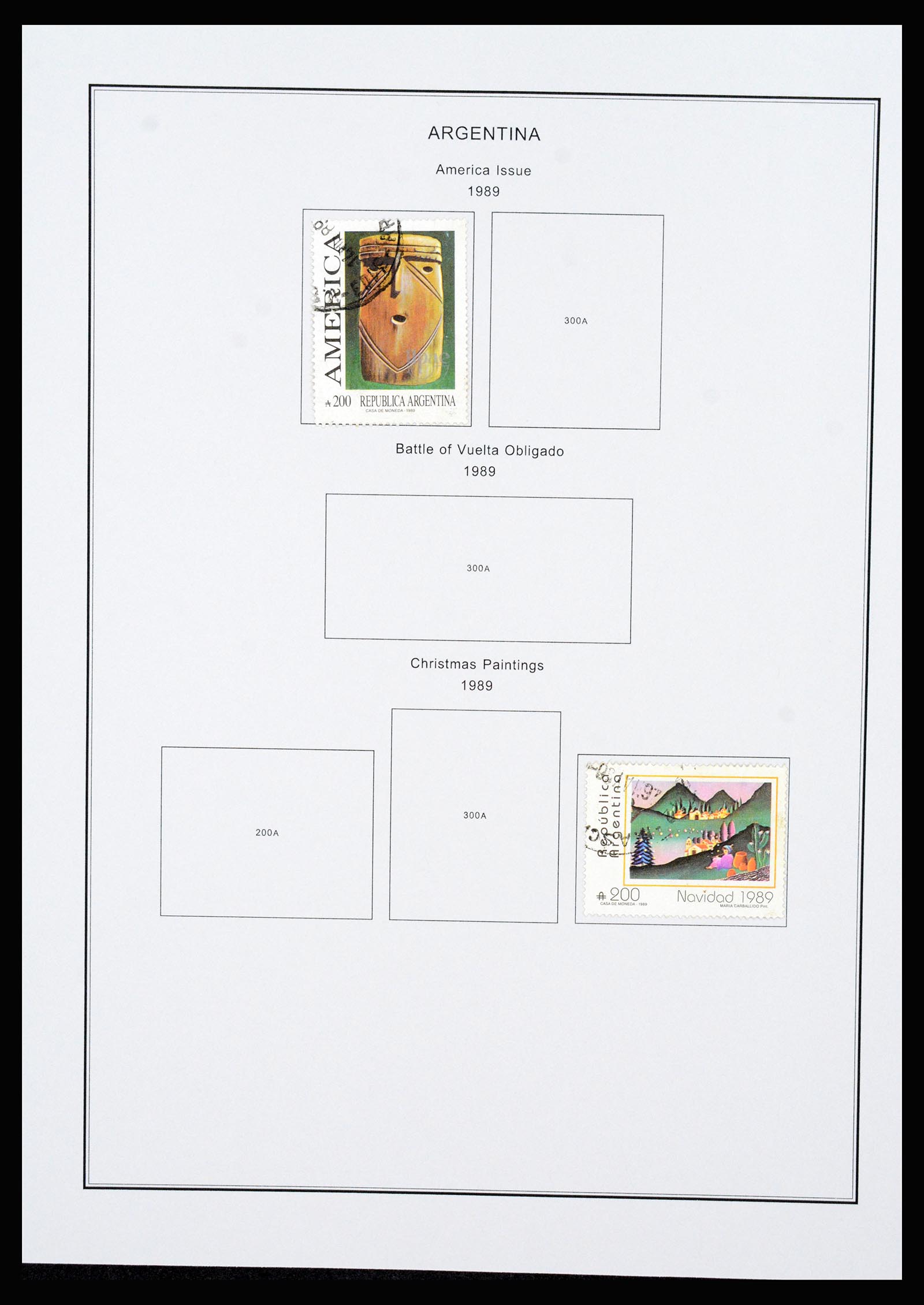 37215 276 - Postzegelverzameling 37215 Argentinië 1858-2003.