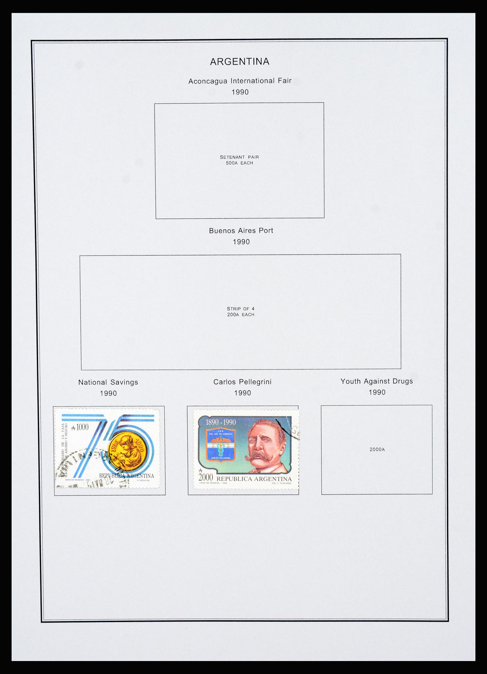 37215 278 - Postzegelverzameling 37215 Argentinië 1858-2003.