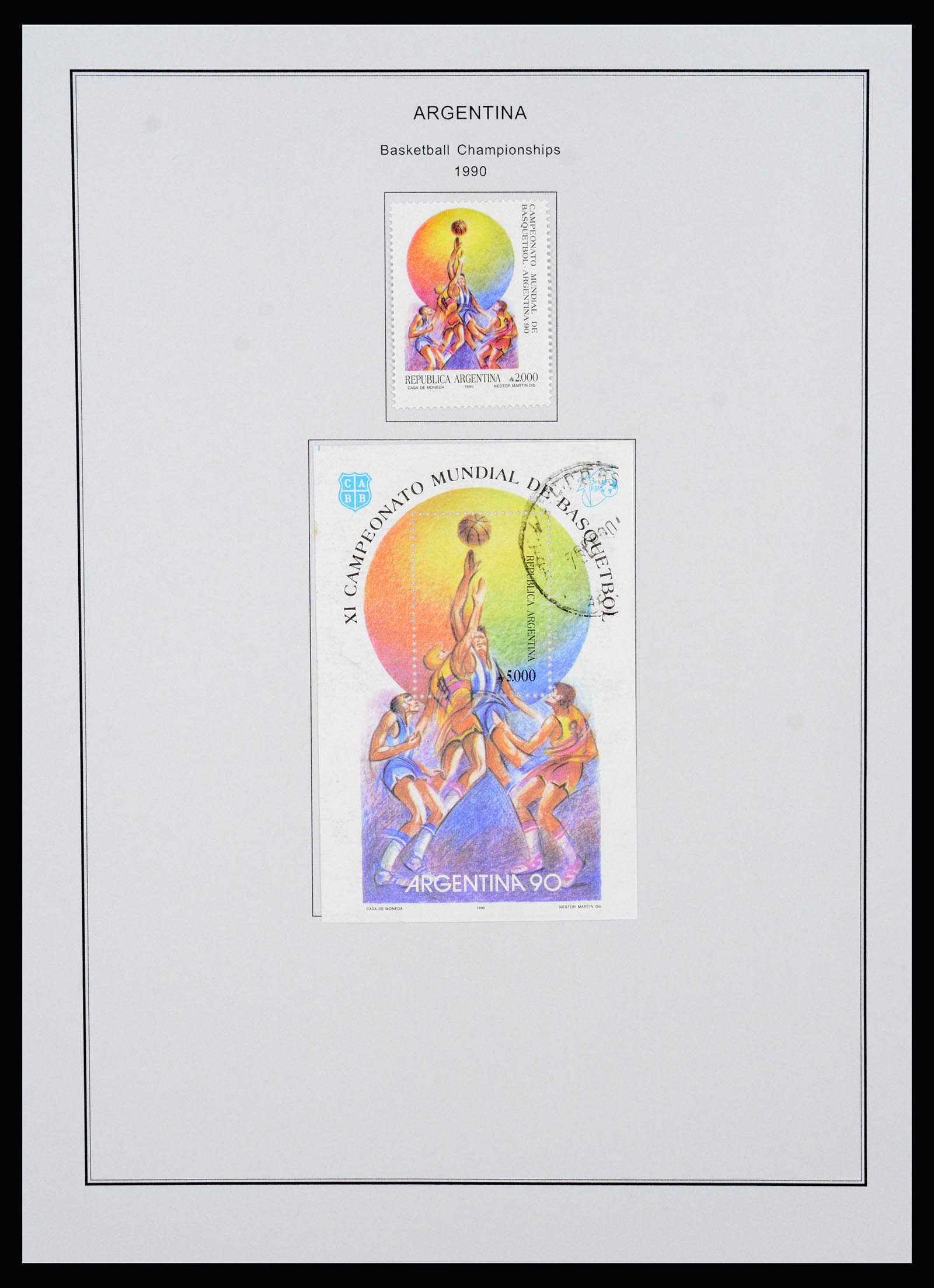 37215 280 - Postzegelverzameling 37215 Argentinië 1858-2003.