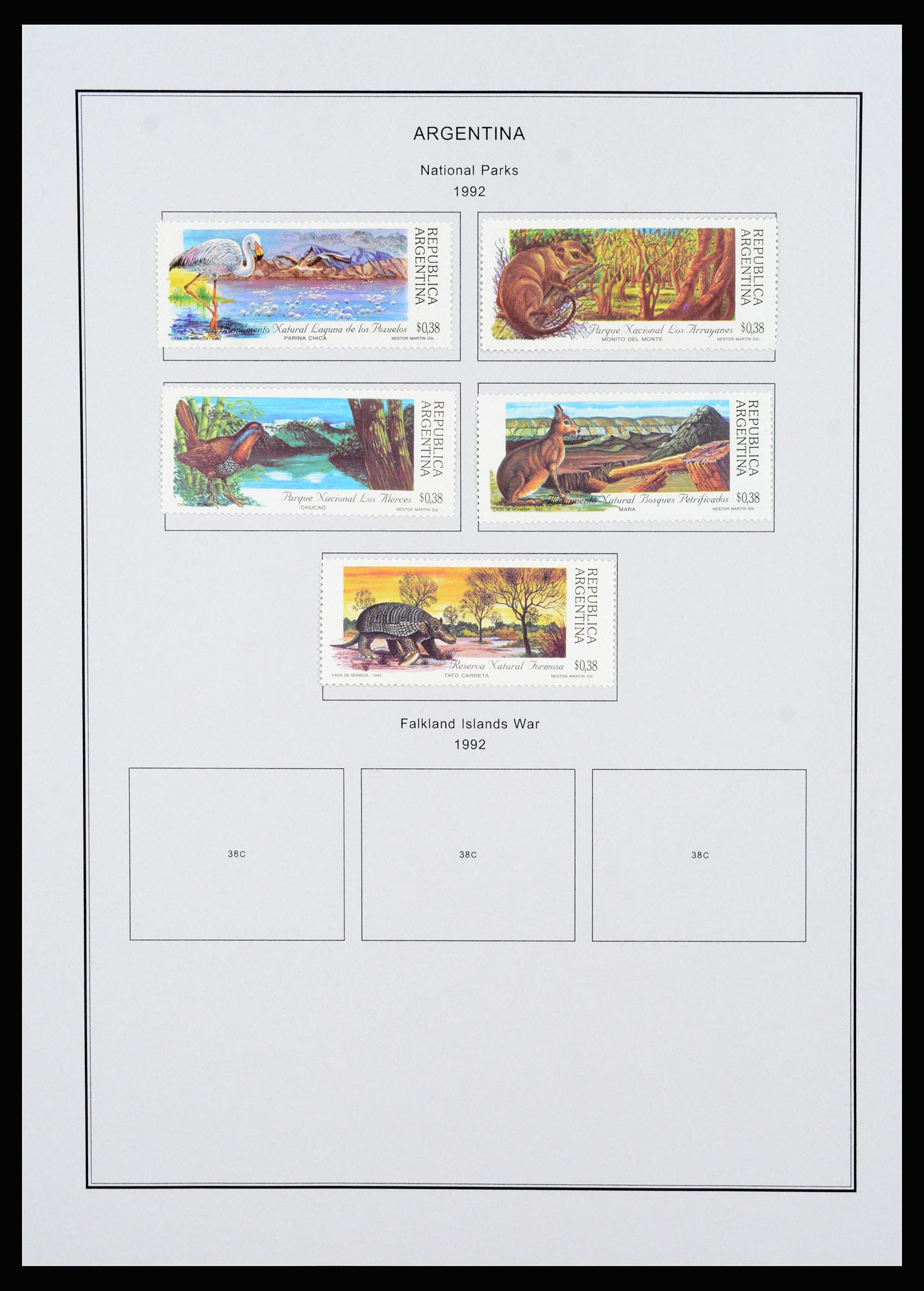37215 288 - Postzegelverzameling 37215 Argentinië 1858-2003.