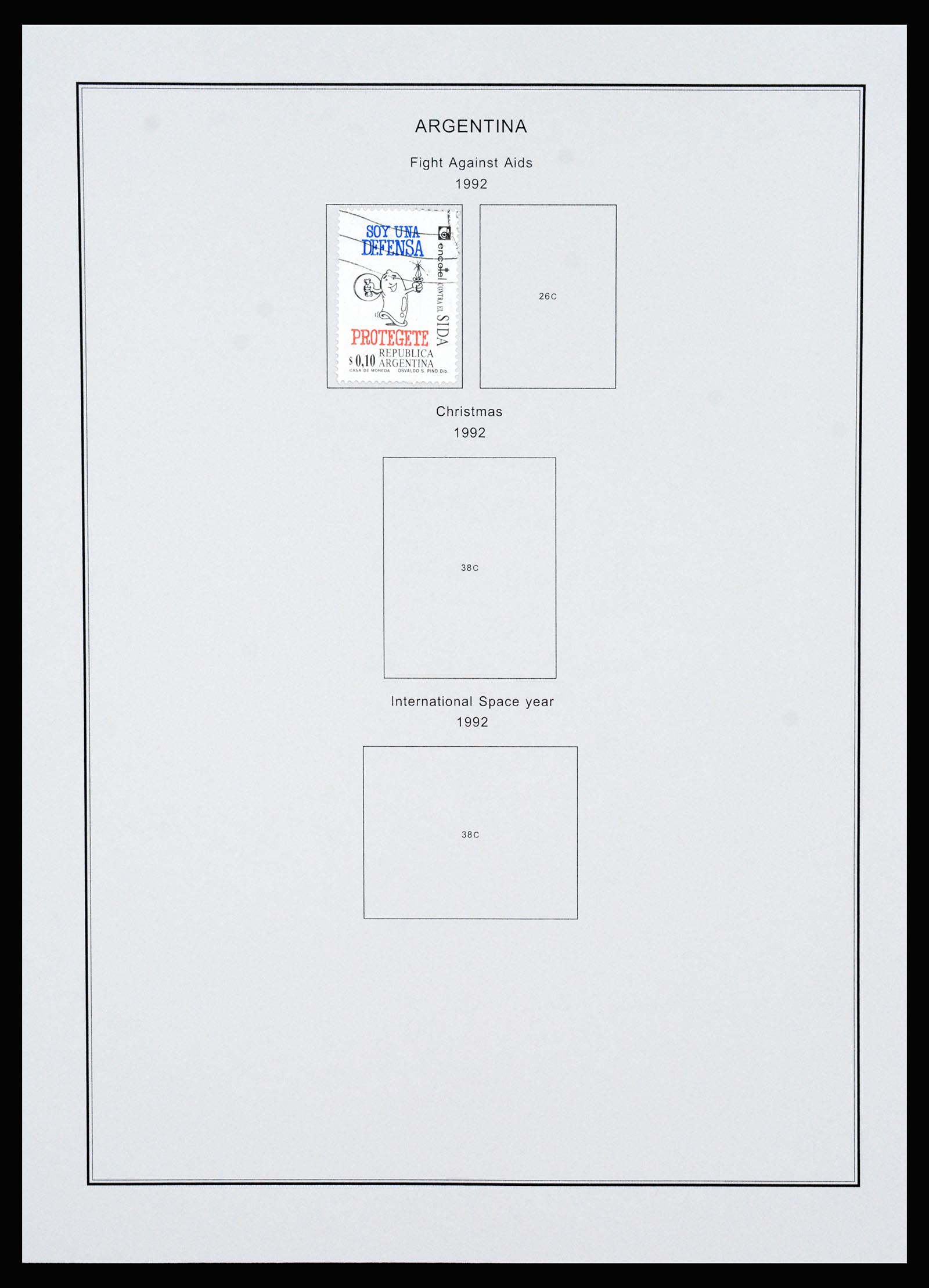 37215 293 - Stamp collection 37215 Argentina 1858-2003.