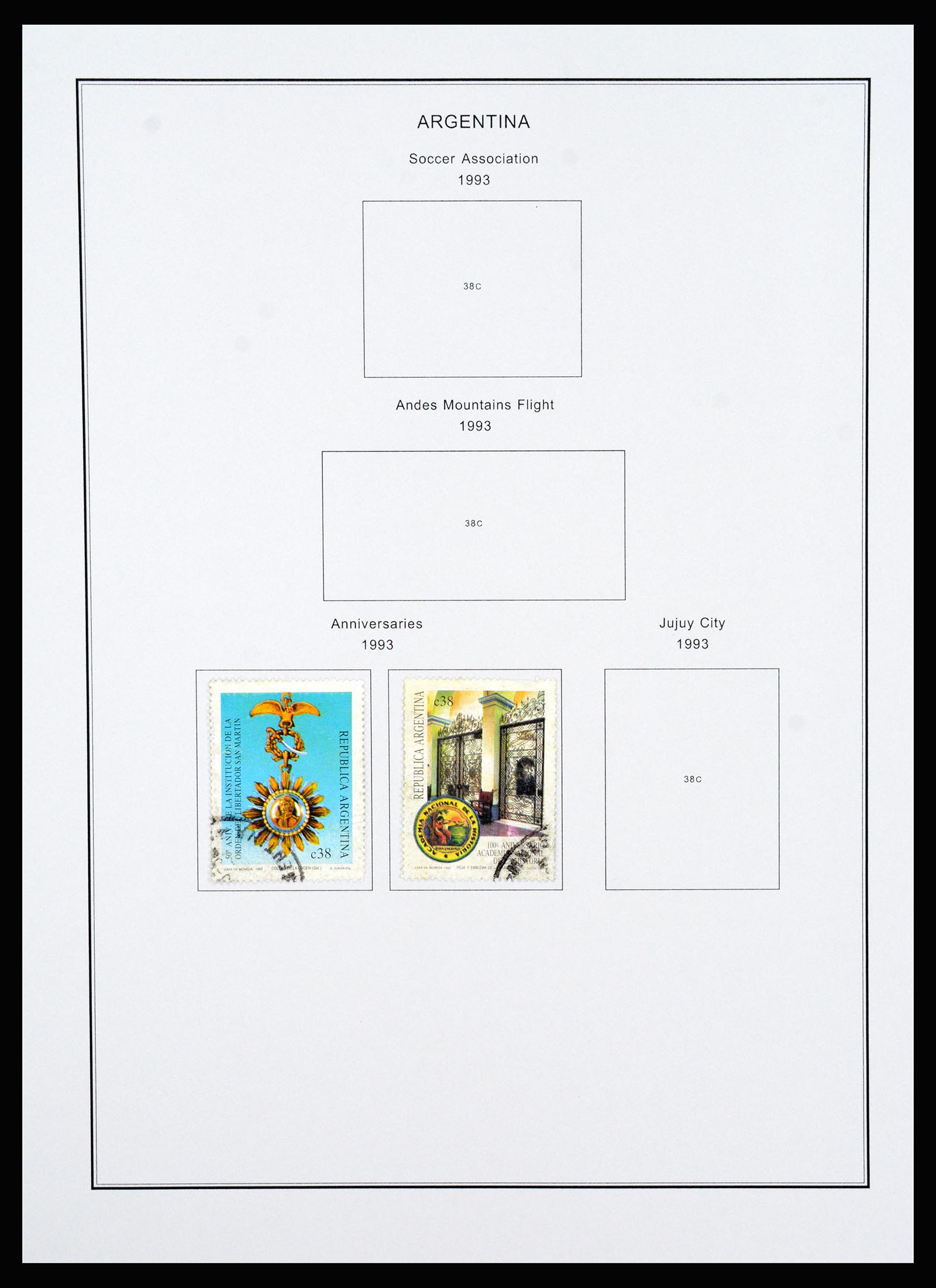 37215 295 - Postzegelverzameling 37215 Argentinië 1858-2003.