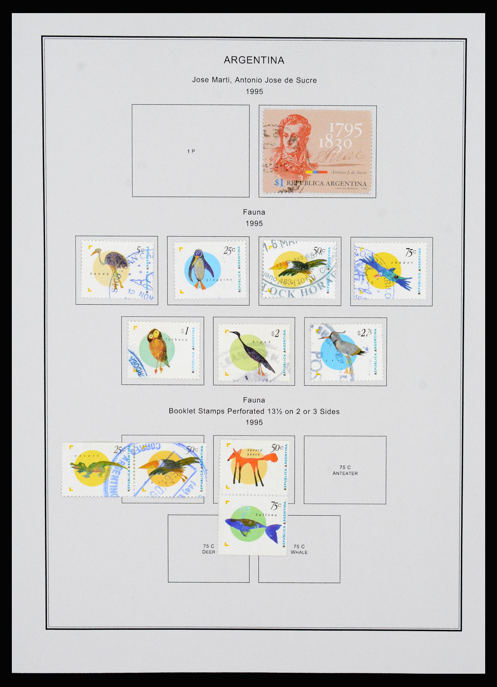37215 304 - Postzegelverzameling 37215 Argentinië 1858-2003.