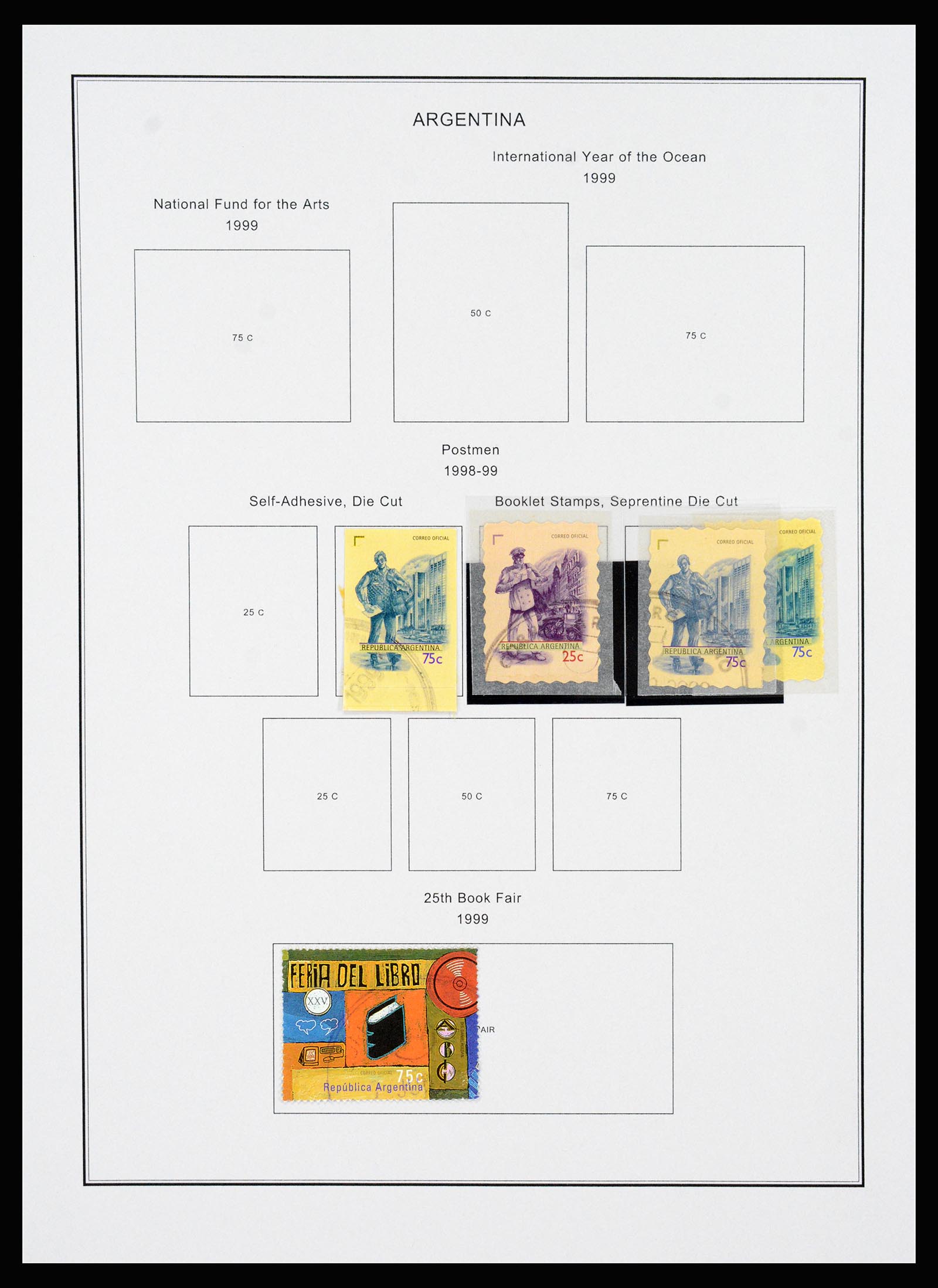 37215 325 - Postzegelverzameling 37215 Argentinië 1858-2003.