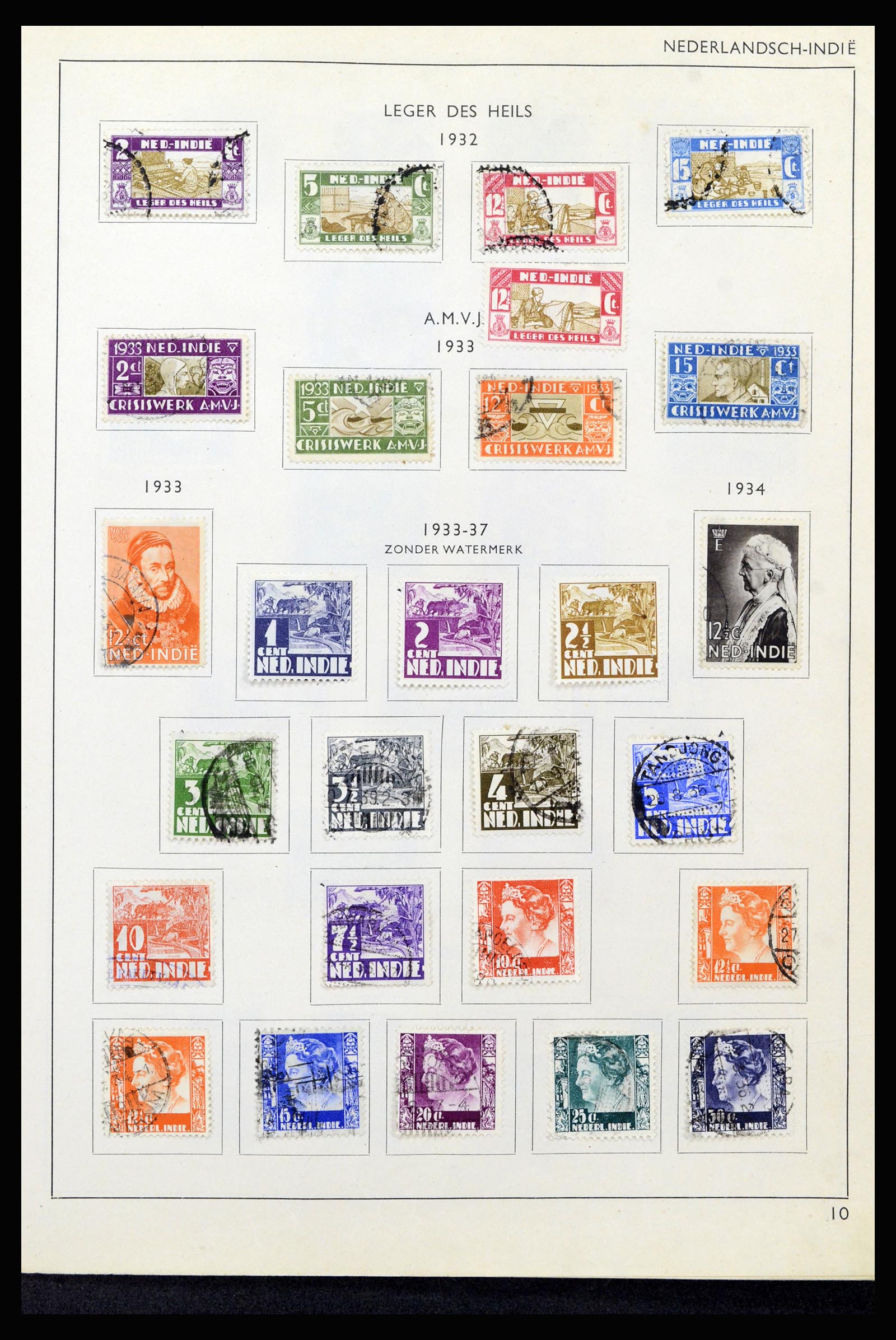 37217 010 - Stamp collection 37217 Dutch territories 1864-1975.