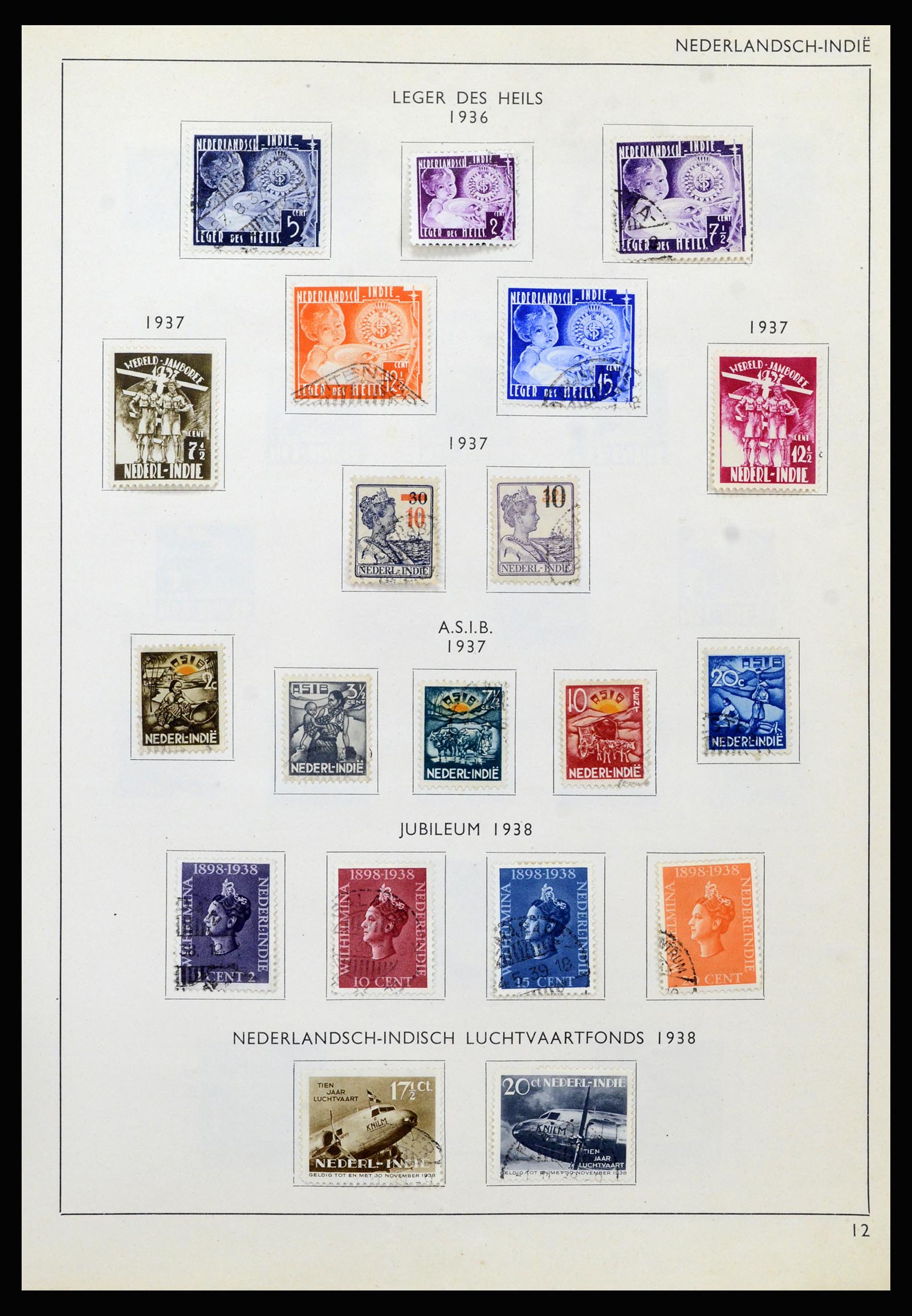 37217 012 - Stamp collection 37217 Dutch territories 1864-1975.