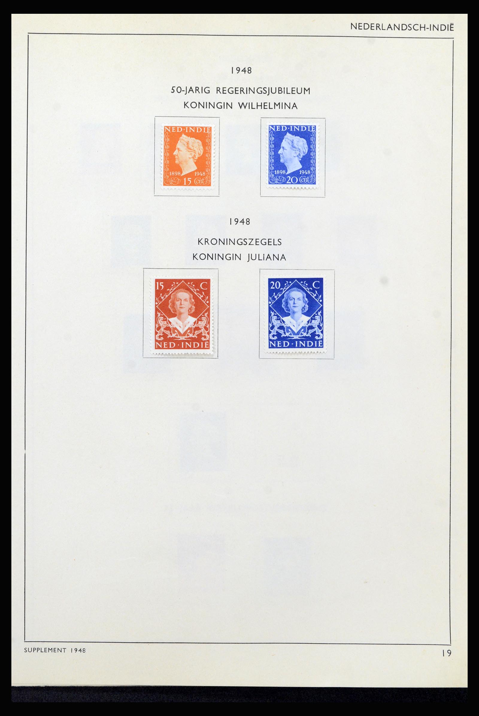 37217 018 - Stamp collection 37217 Dutch territories 1864-1975.