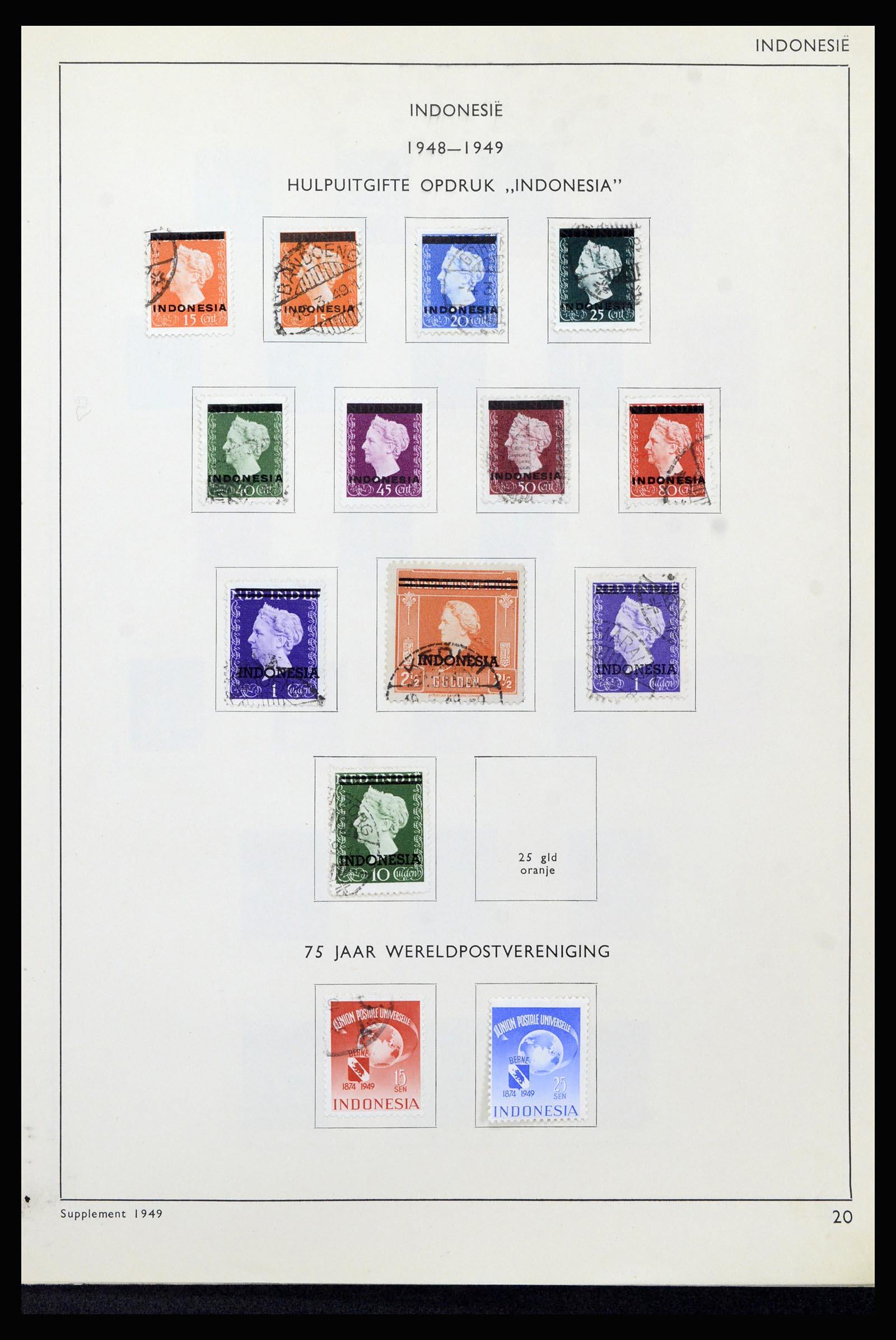 37217 019 - Stamp collection 37217 Dutch territories 1864-1975.