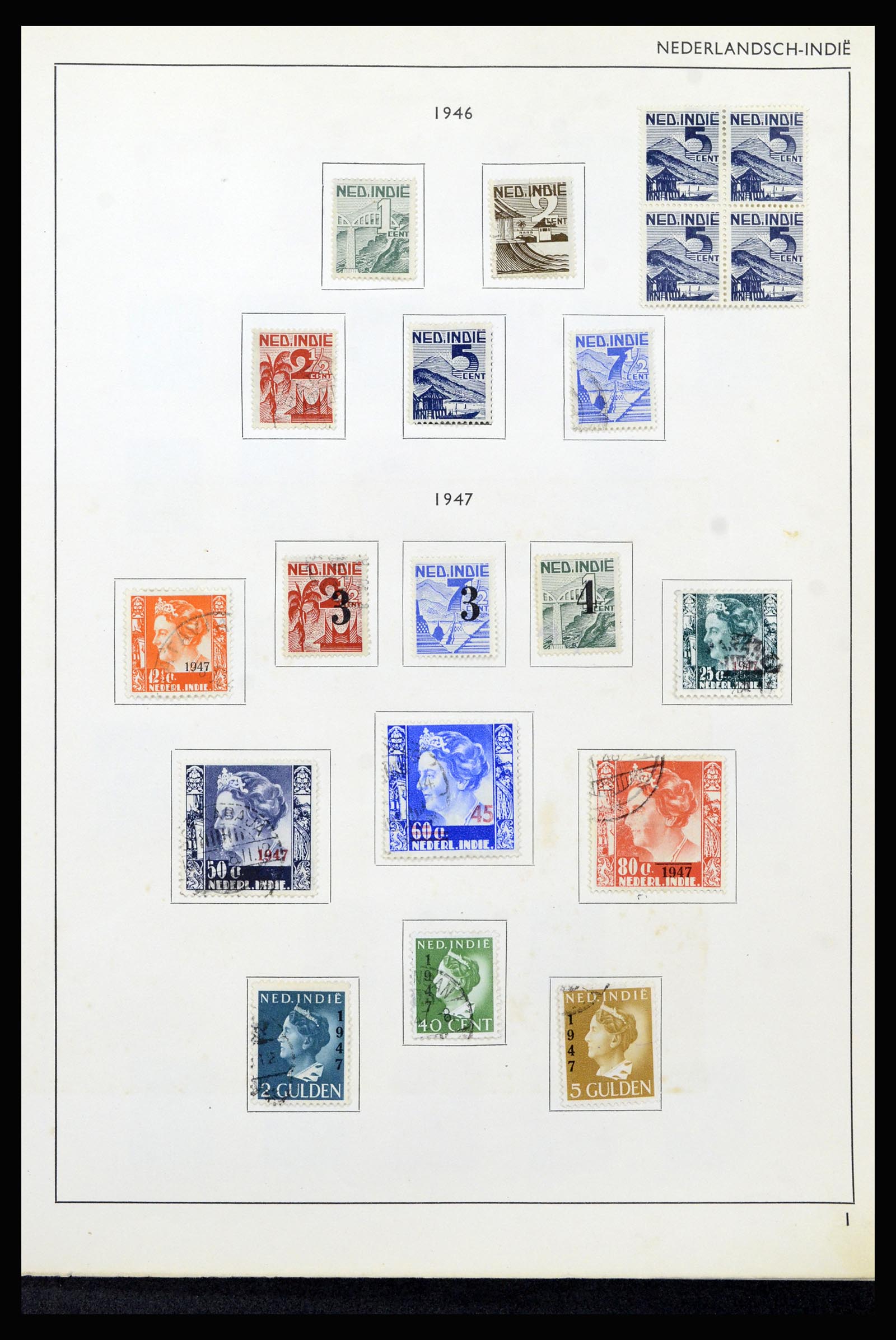 37217 021 - Stamp collection 37217 Dutch territories 1864-1975.